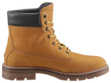 Tommy Hilfiger HILFIGER PADDED NUBUCK BOOT Schnürboots mit weich gepolstertem Schaftrand