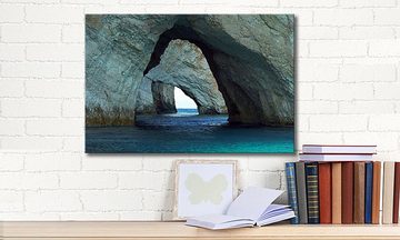 WandbilderXXL Leinwandbild Blue Caves, Meer (1 St), Wandbild,in 6 Größen erhältlich