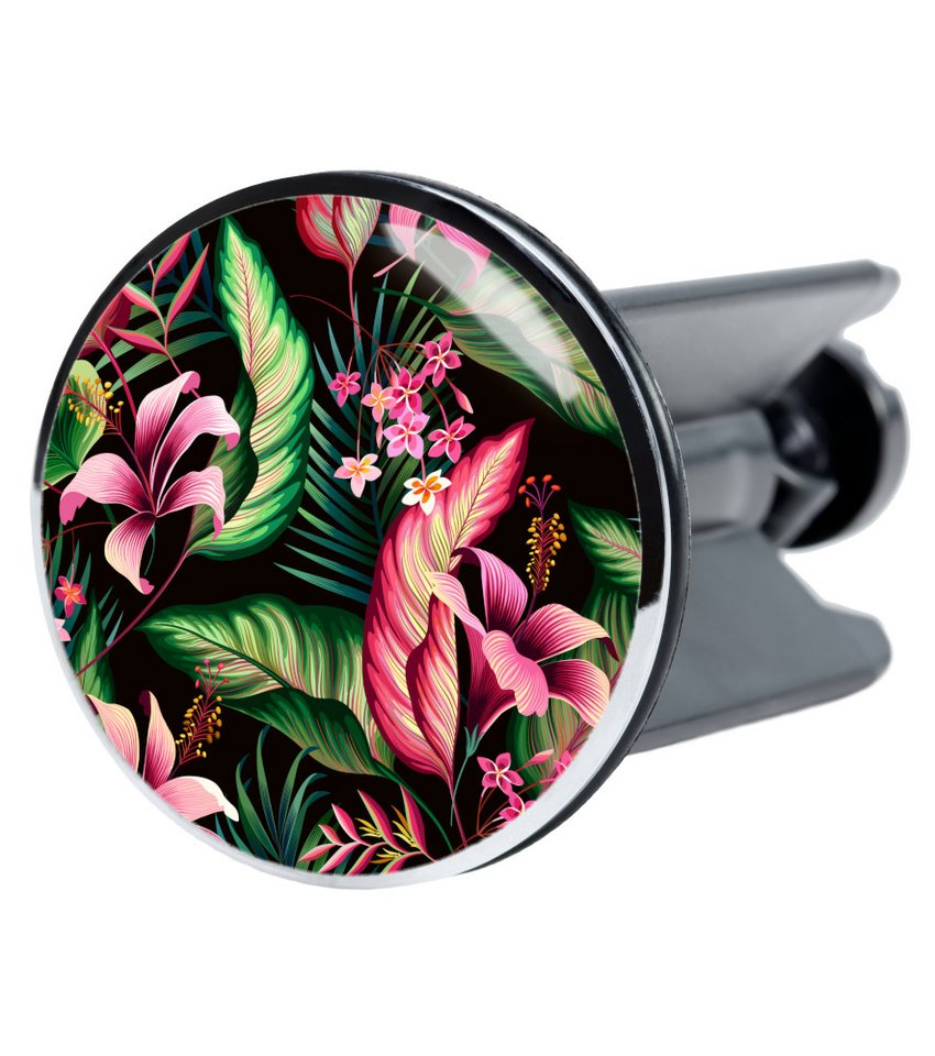 Sanilo Waschbeckenstöpsel Bali, Ø 4.0 cm, hochwertig, universell, mit Motiv, 100% wasserdicht