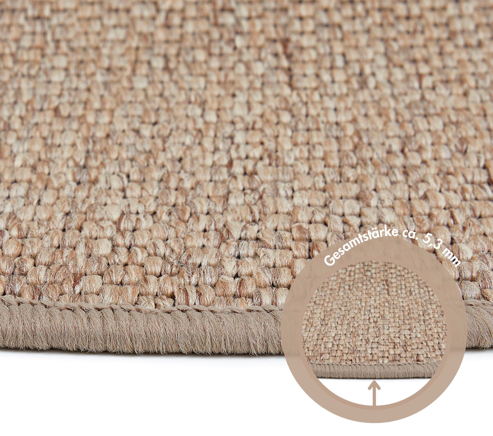 Andiamo Stufenmatte Skagen, Made in Netherlands, halbrund, Höhe: 5 mm, meli günstig online kaufen