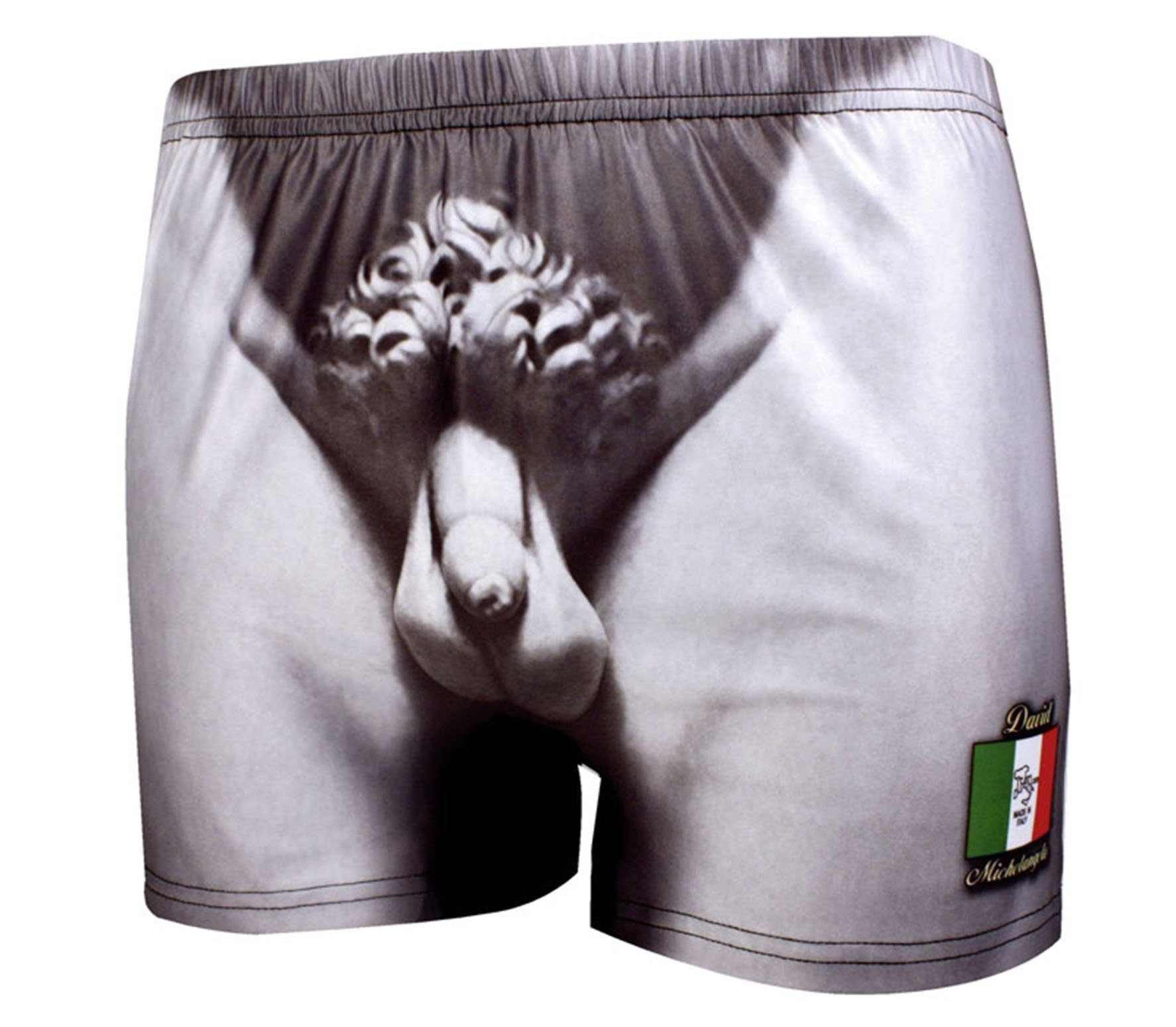 T-Shirt Boxershorts Michelangelo im Bildhauerlook