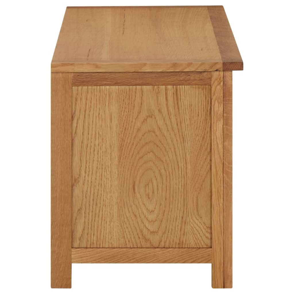 vidaXL Schuhschrank NA Schuhregal Schuhschrank Flurschrank Schuhbank 90x37x45 cm Eiche Mas
