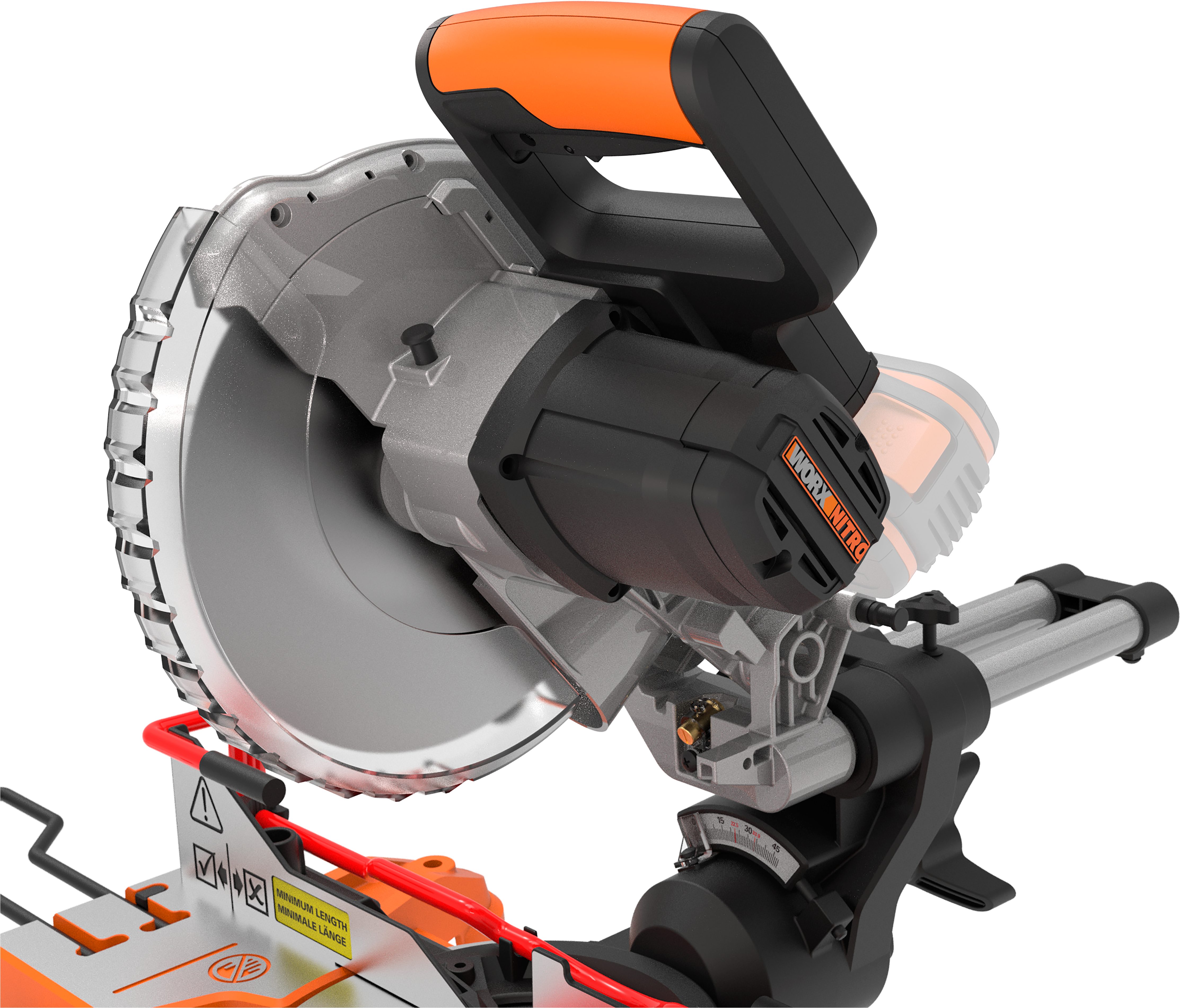 Worx Paneelsäge WX845.9 NITRO, multifunktional, 0-45° Schrägschnitte, ohne Akku & Ladegerät