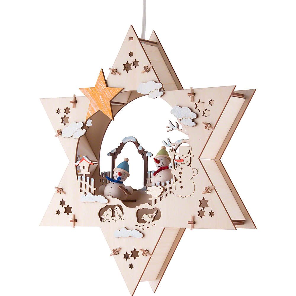 rauta Schwibbogen Fensterbild Winterstern (28cm) von Rauta