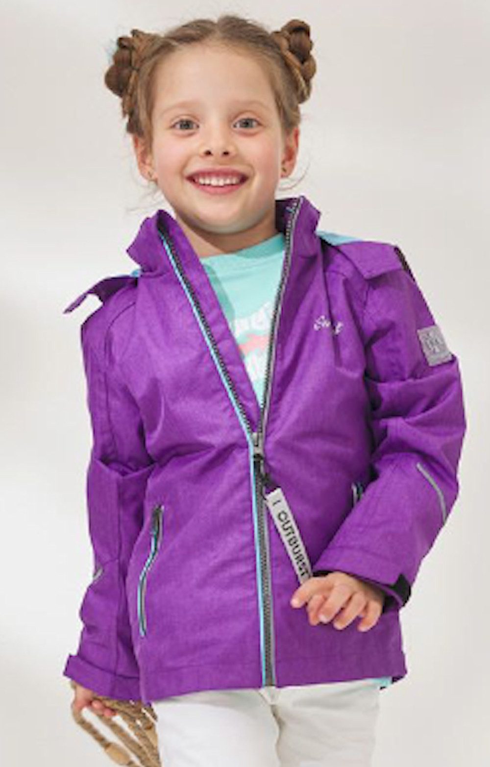 Outburst Funktionsjacke Outburst Mädchen Funktionsjacke Jacke Übergang lila melange (kein Set)