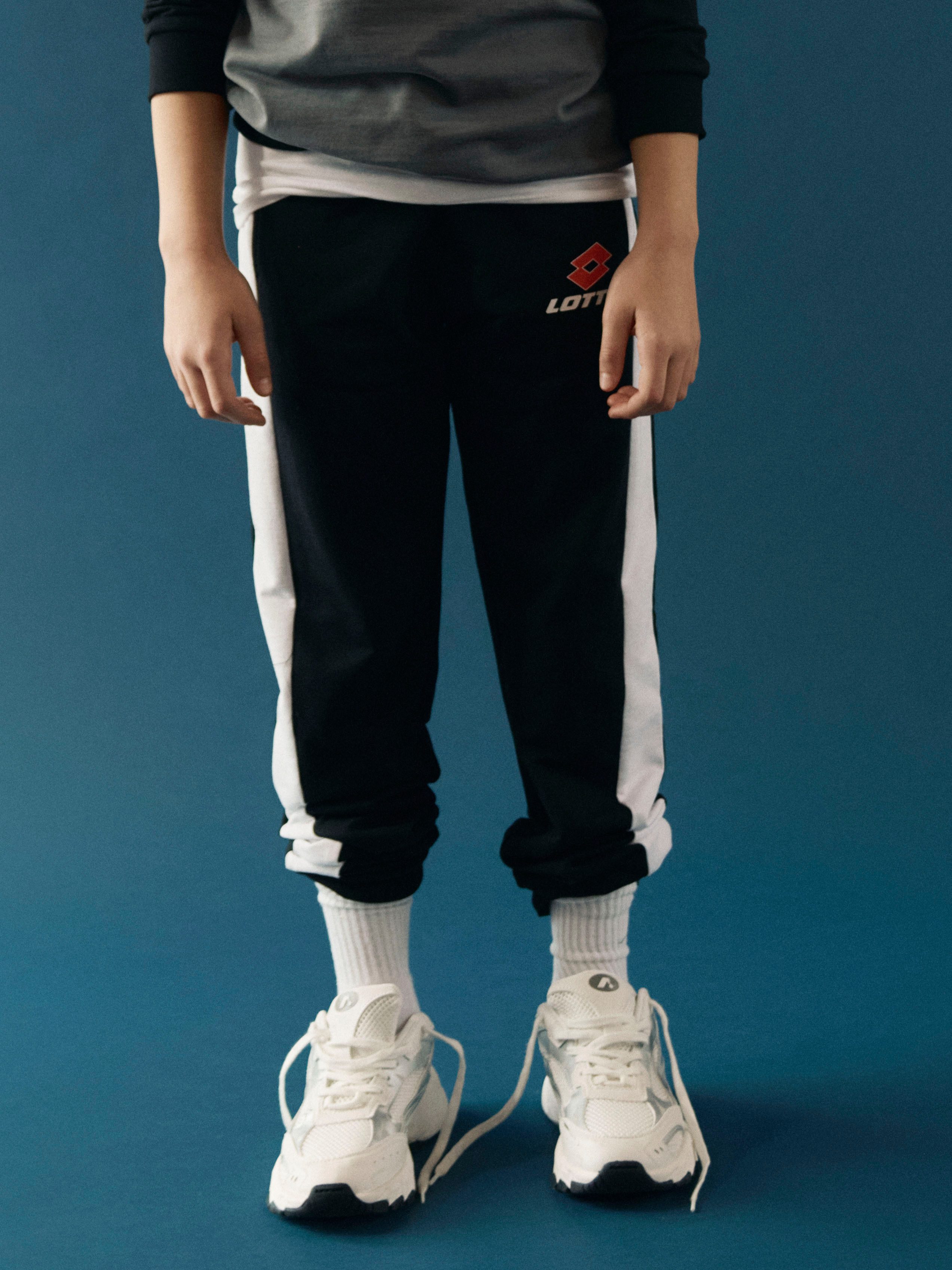 Name It Sweathose NKNJOG LOTTO NREG SWE PANT UNB LNOOS VDE Baumwollmischung, regular fit