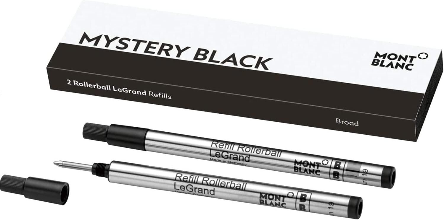 MONTBLANC Tintenroller Refills LeGrand B, (2er Pack), für Meisterstück LeGrand Rollerball‑Stifte