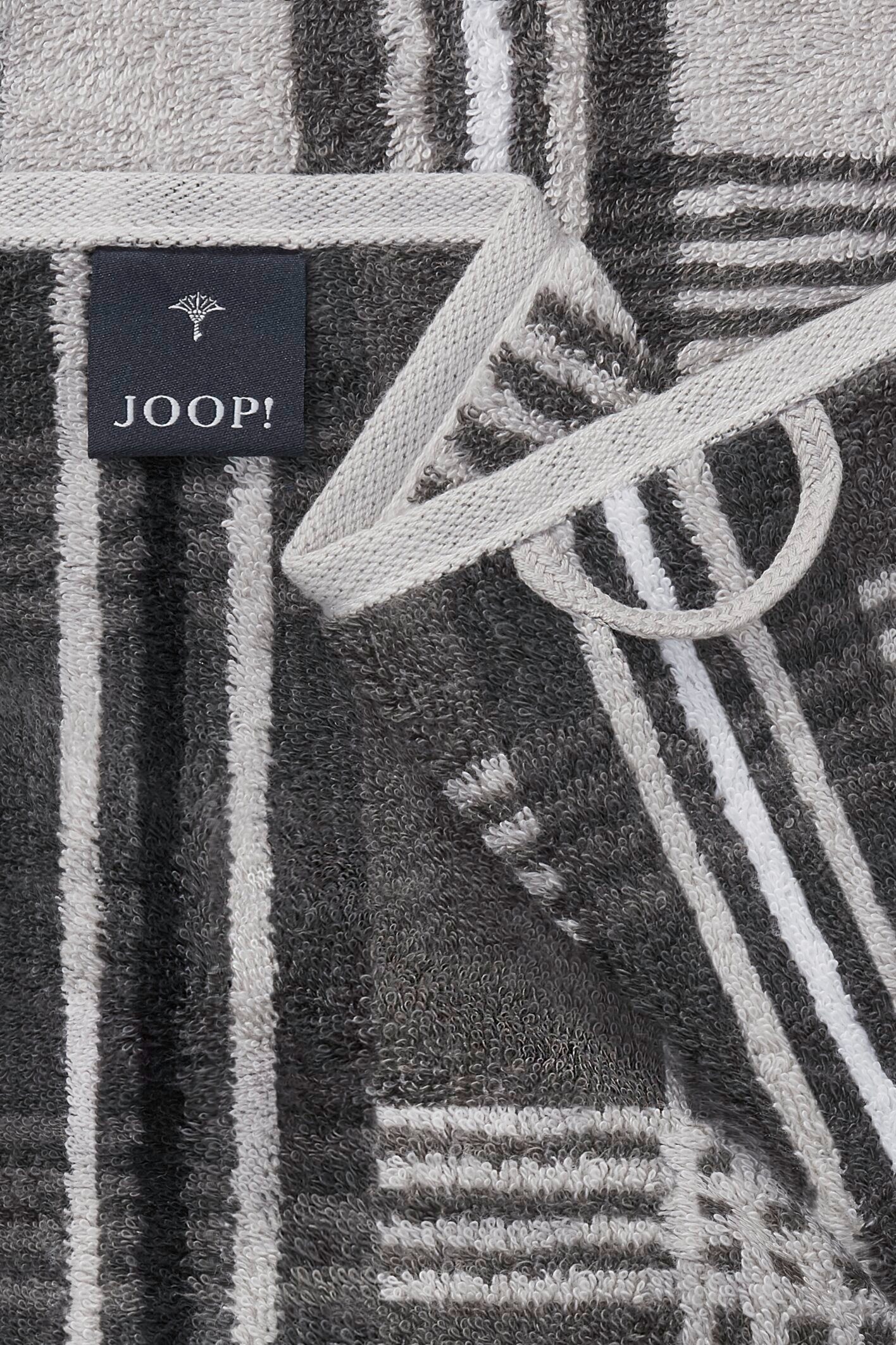 Joop! Duschtuch Platin Duschtuch, (1-St) CHECKS - LIVING Textil JOOP