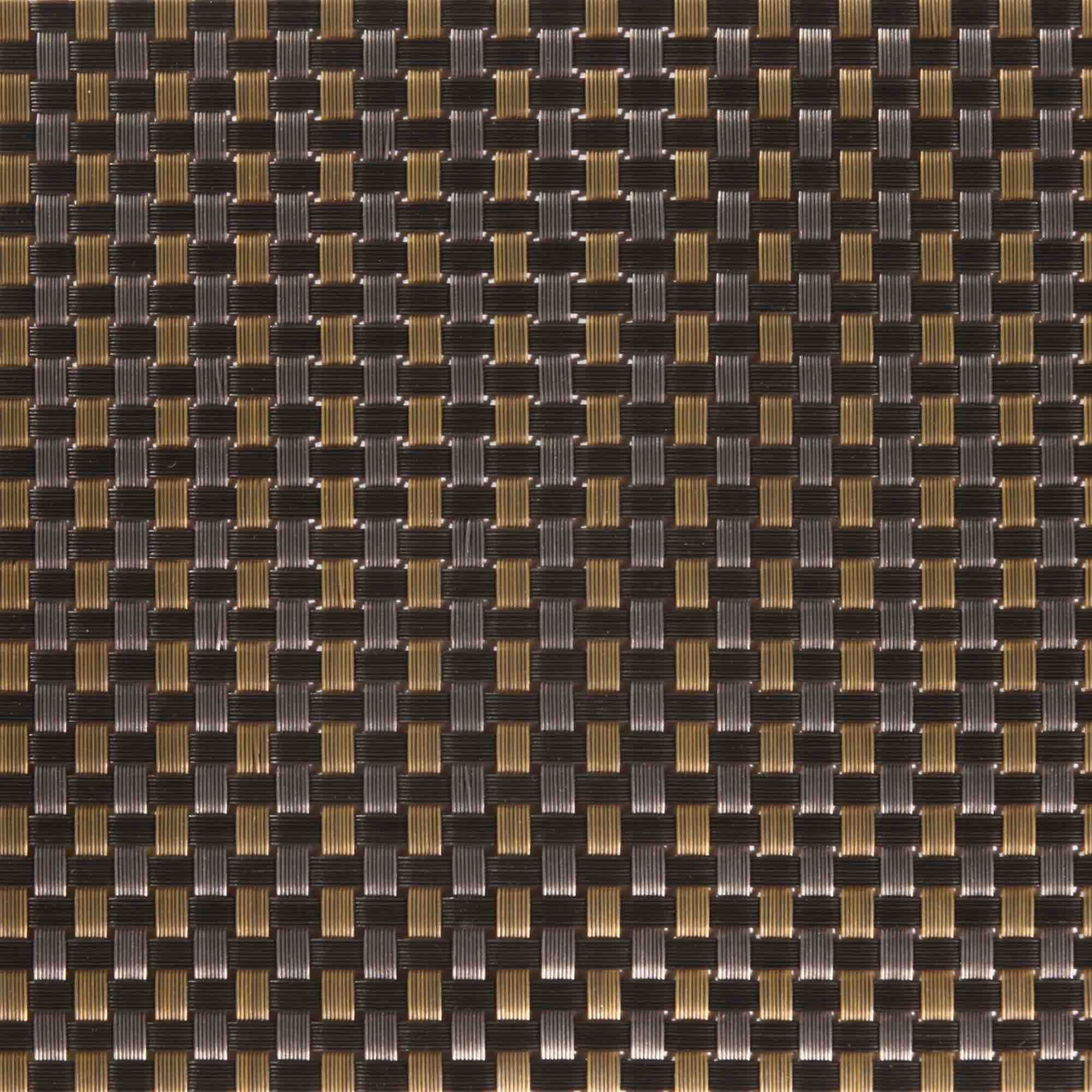 GARDEN 'N' MORE Sichtschutzstreifen Dekor-Fertigstreifen, Rattan Geflecht-Struktur, 5 Streifen, 2,1m lang, 19cm hoch, goldbraun