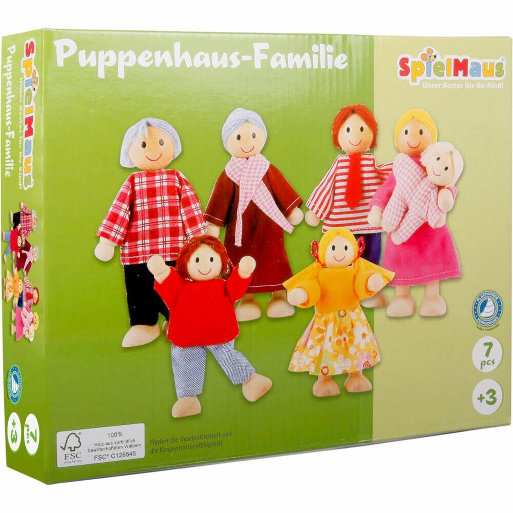 Vedes Spielfigur SpielMaus Puppenhaus-Familie