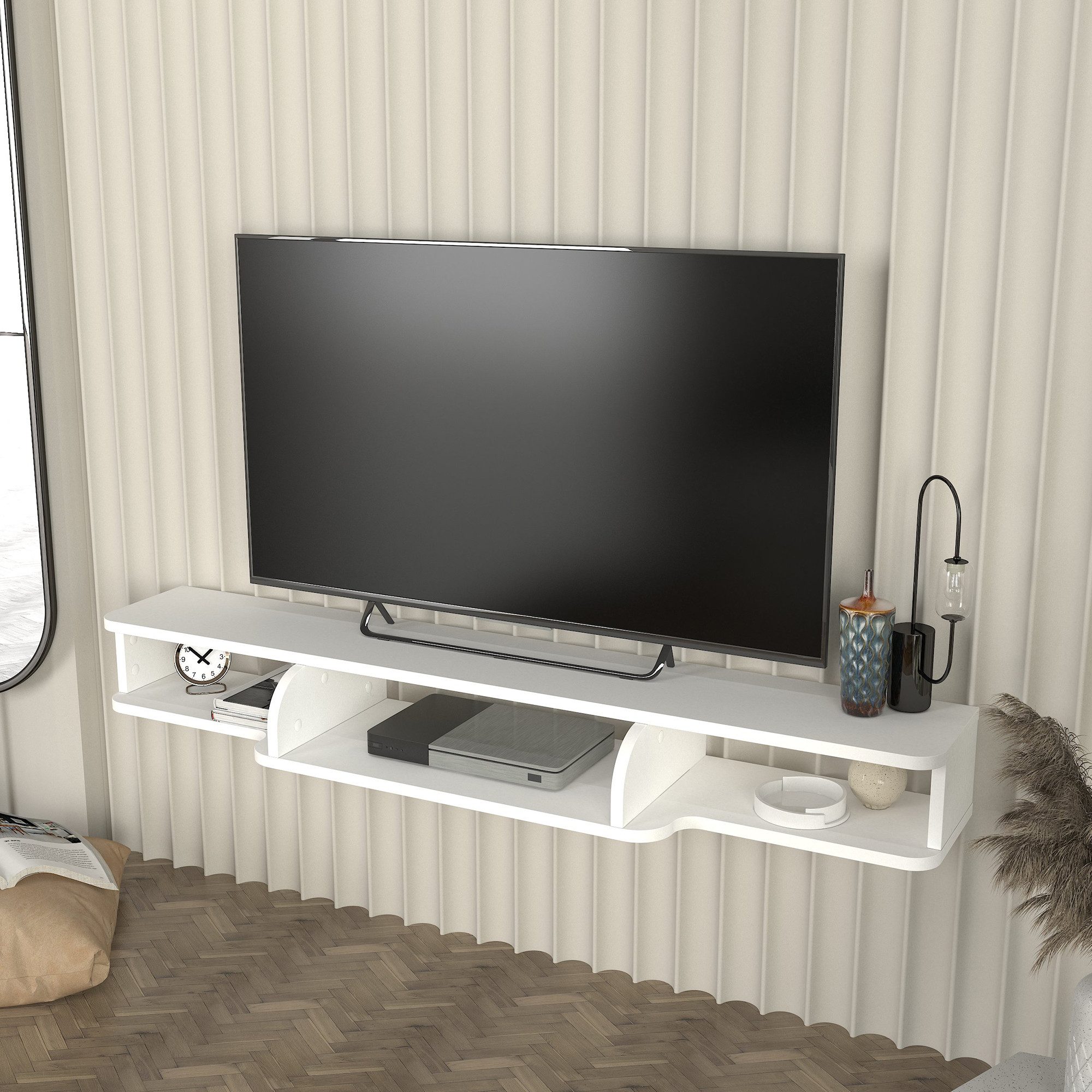 en.casa TV-Regal, hängend »Aar« 135 x günstig online kaufen