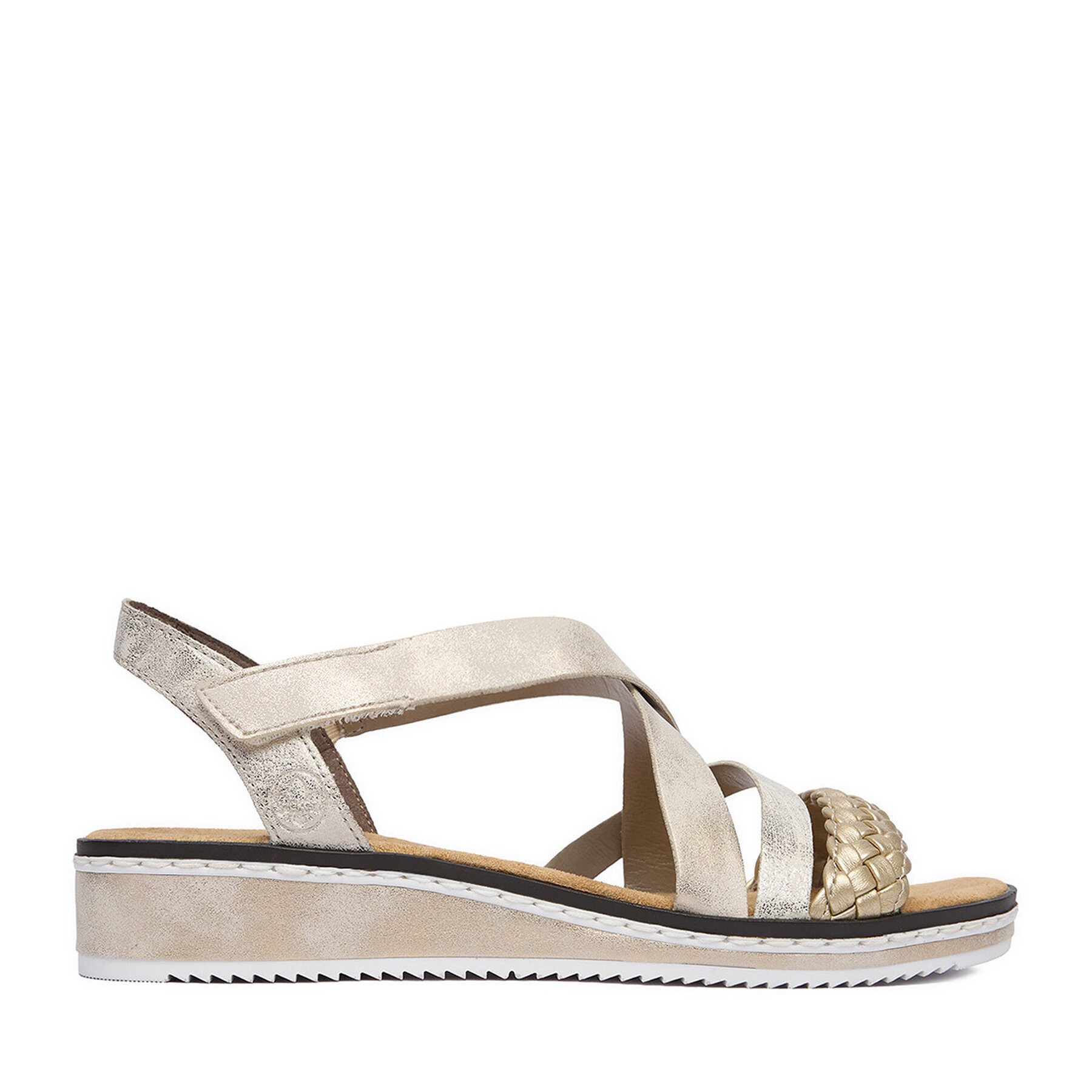 Rieker Rieker Damen-Sandalen Gold V3663-90 Sandale