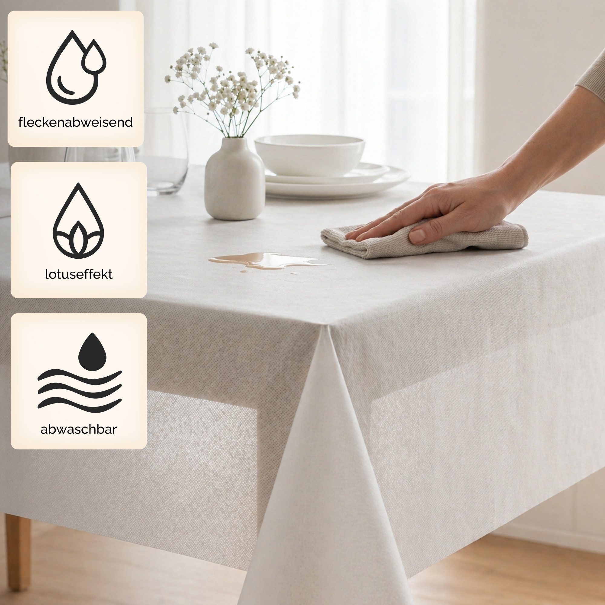 Sensalux Tischdecke Sensalux light Tischdeckenrolle 1,10m x 25m – Bild 5 von 5