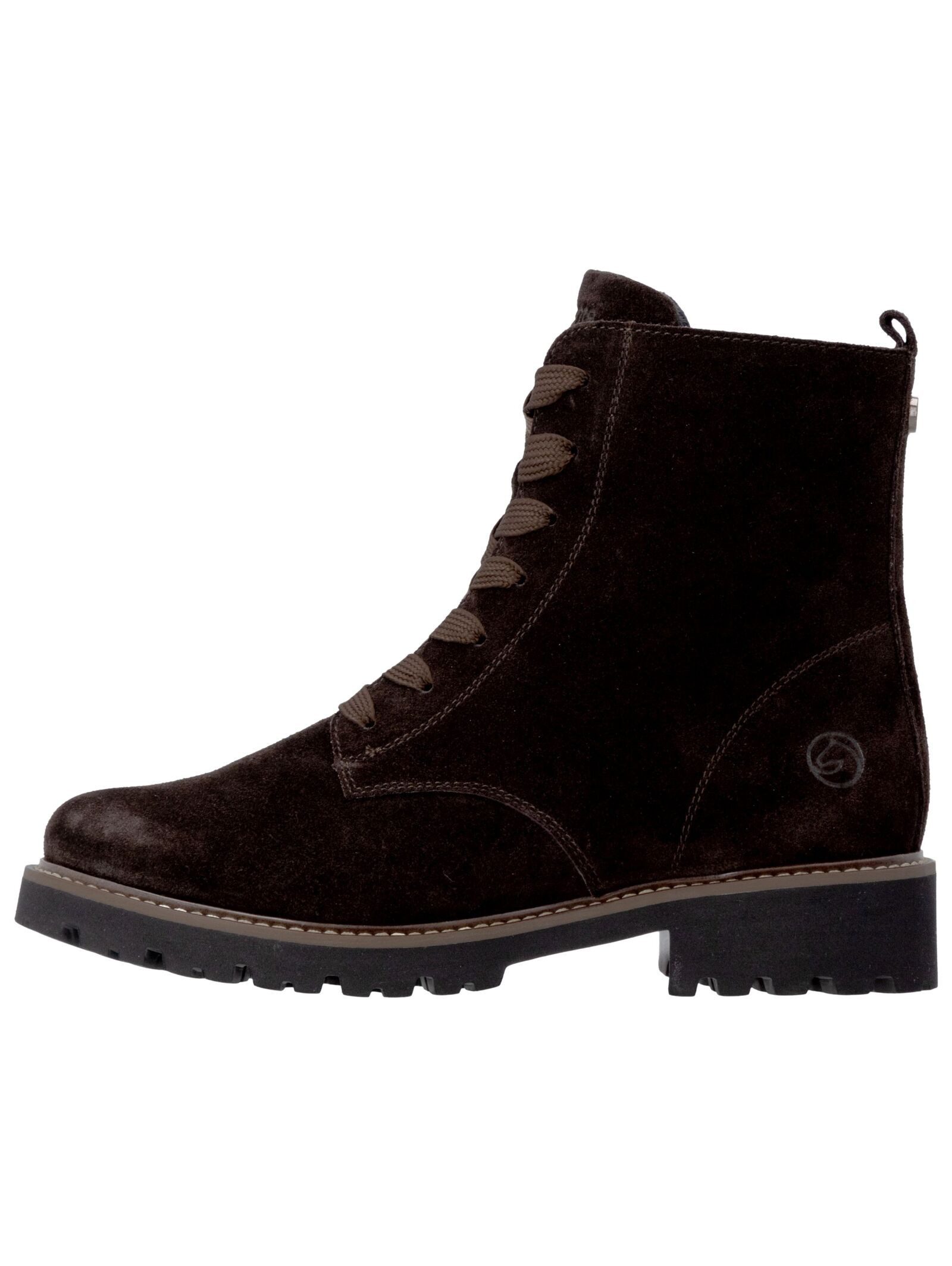 Remonte Remonte Stiefelette Veloursleder Schnürstiefelette