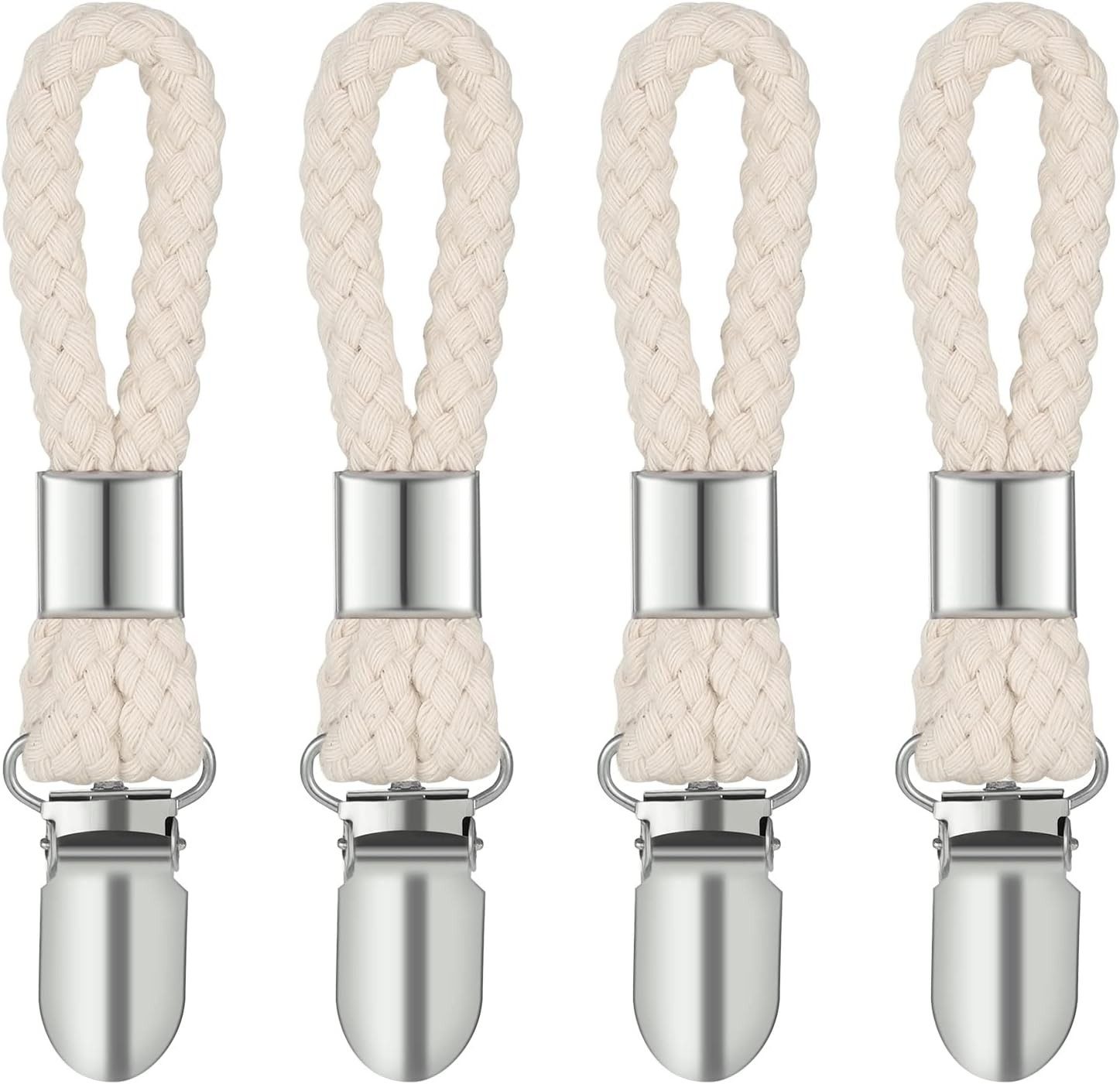 FELIXLEO Handtuchklemme Handtuch Clips, Geschirrtuchclip, Strapazierfähiger Clips 4 Stück