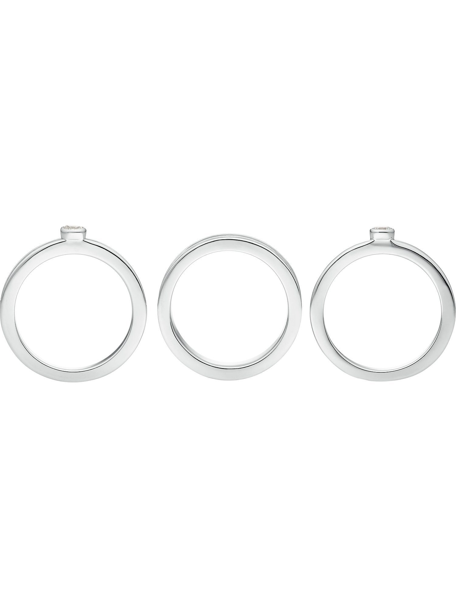 JETTE Silberring JETTE Damen-Damenring 140 Zirkonia, Zirkonia günstig online kaufen