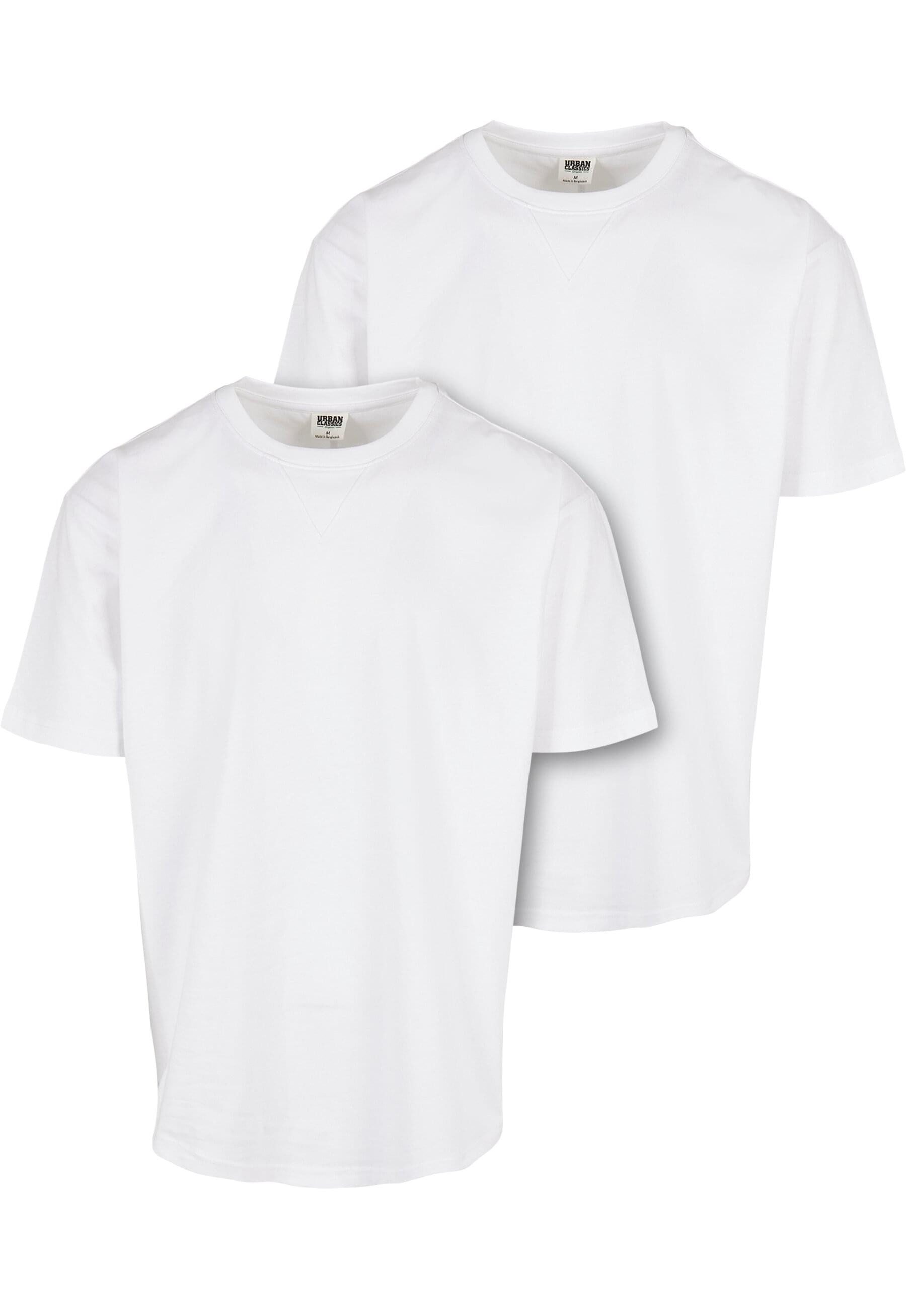 URBAN CLASSICS T-Shirt Urban Classics Herren Organic Cotton Curved Oversized Tee 2-Pack (1-tlg)