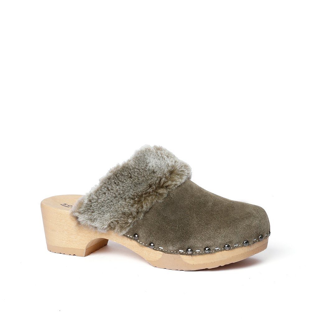 Softclox TIZIA Kaschmir/LF oliv (natur) Clog