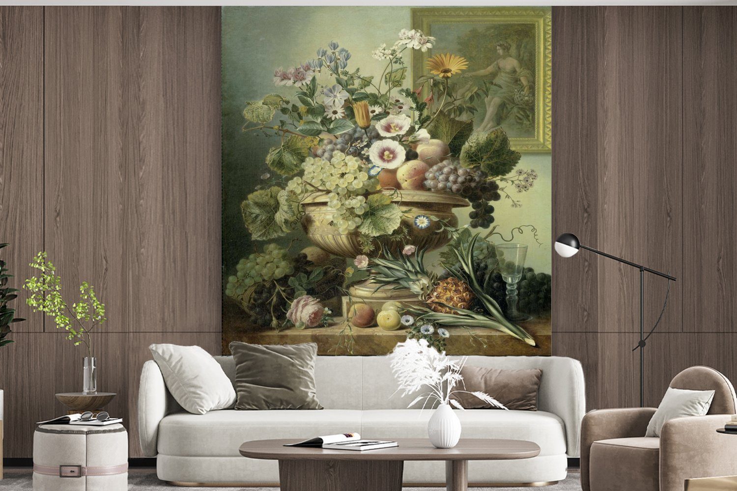 MuchoWow Fototapete Jelles mit Eelkema, Gemälde Vliestapete - von Blumen bedruckt, Früchten (3 Stilleben Matt, Küche, Eelke Schlafzimmer und Fototapete für Wohnzimmer St)