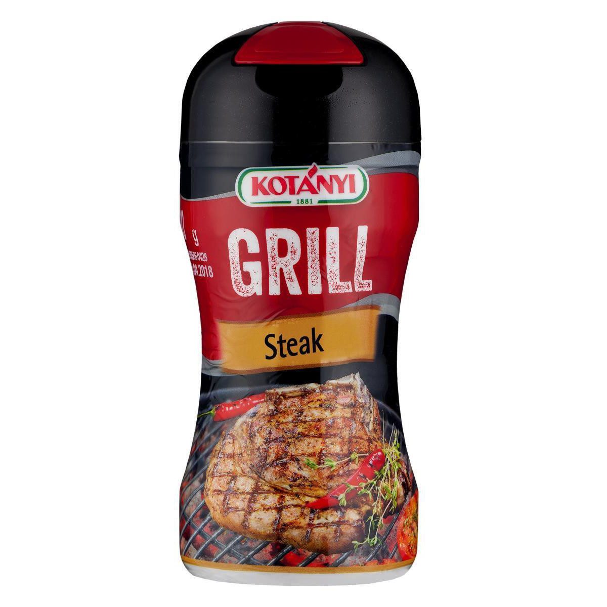KOTANYI Gewürz, Kotanyi Grill Steak Gewürzmischung Grillfleisch Streudose 80g