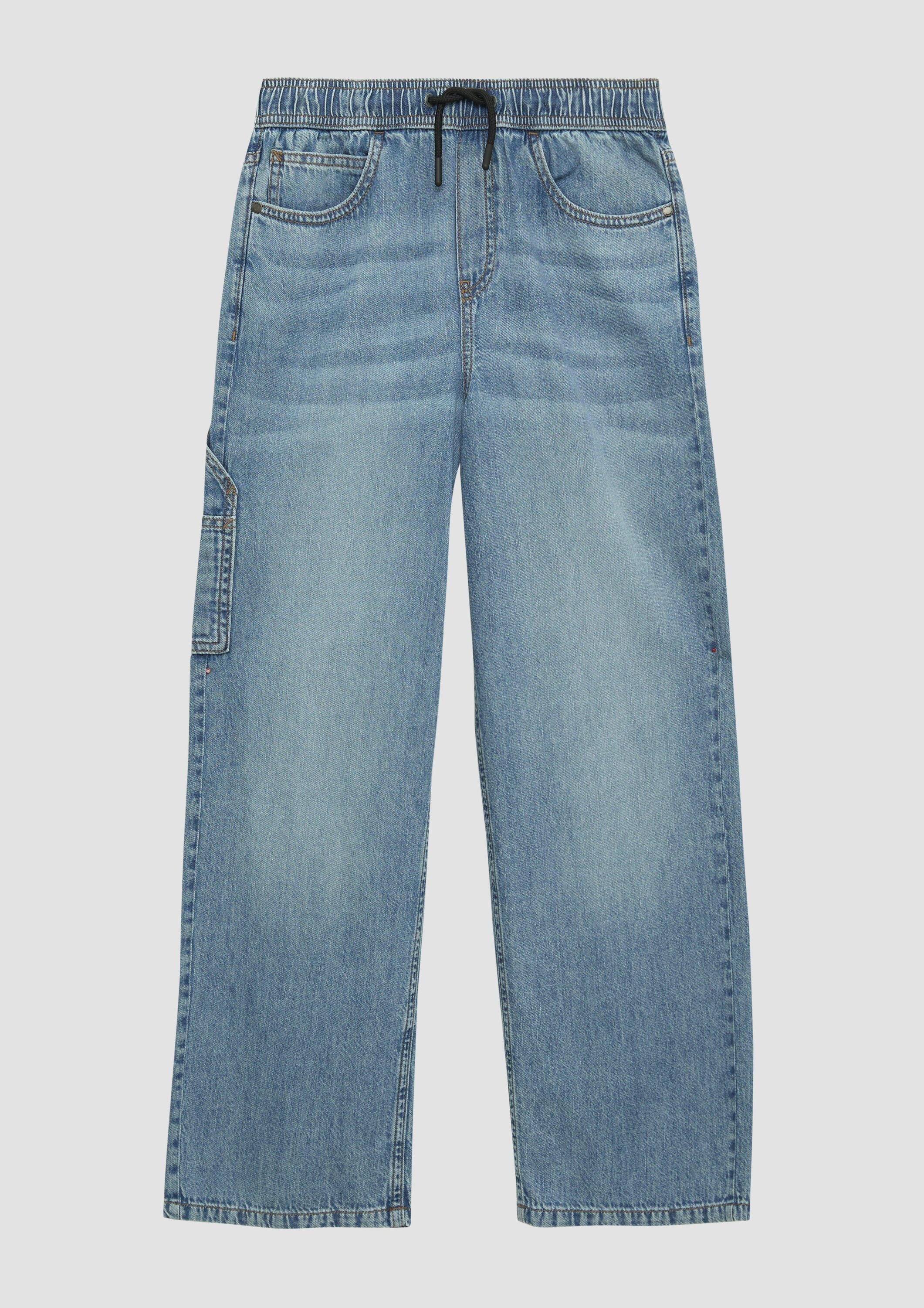 s.Oliver Weite Jeans Jeans-Hose BAGGY Jeans Baggy / Relaxed Fit / Mid Rise / Wide Leg / aus leichtem Denim