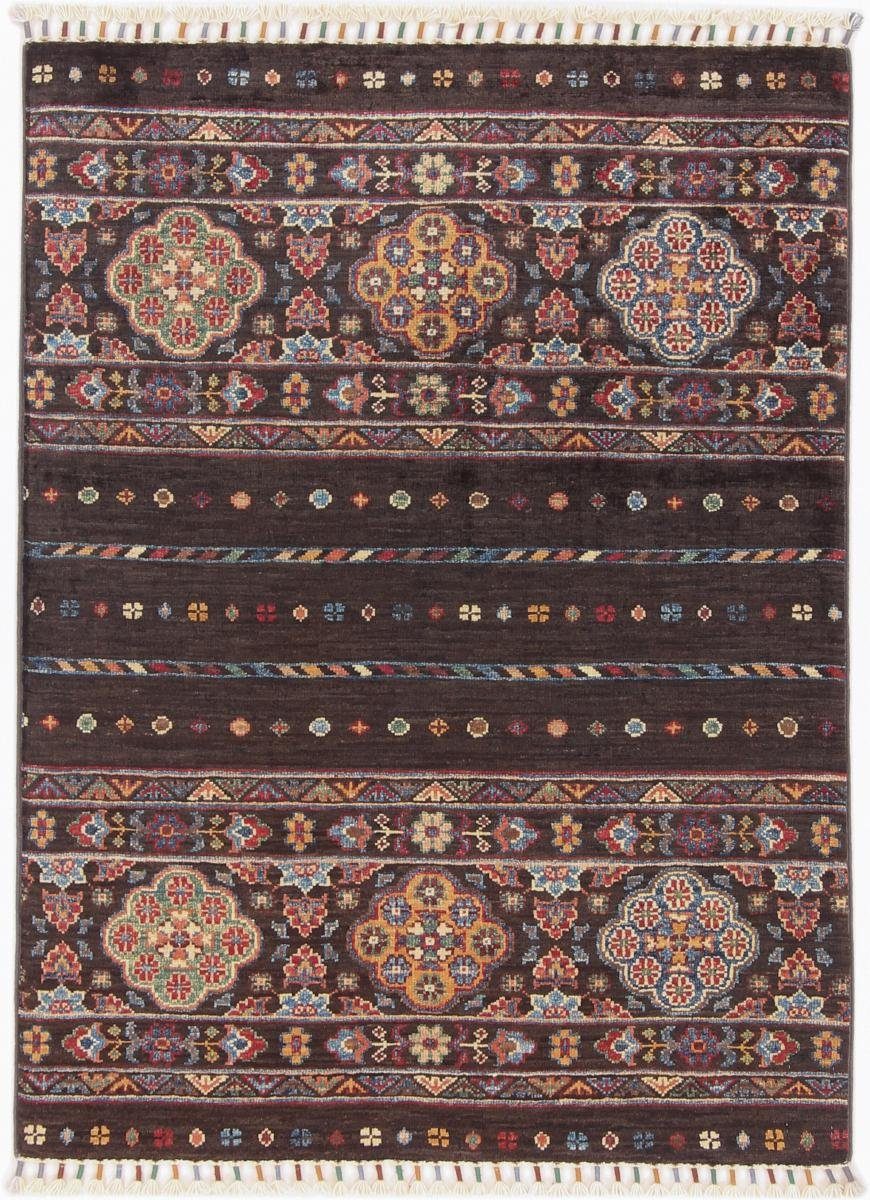 Orientteppich Arijana Shaal 84x115 Handgeknüpfter Orientteppich, Nain Trading, rechteckig, Höhe: 5 mm