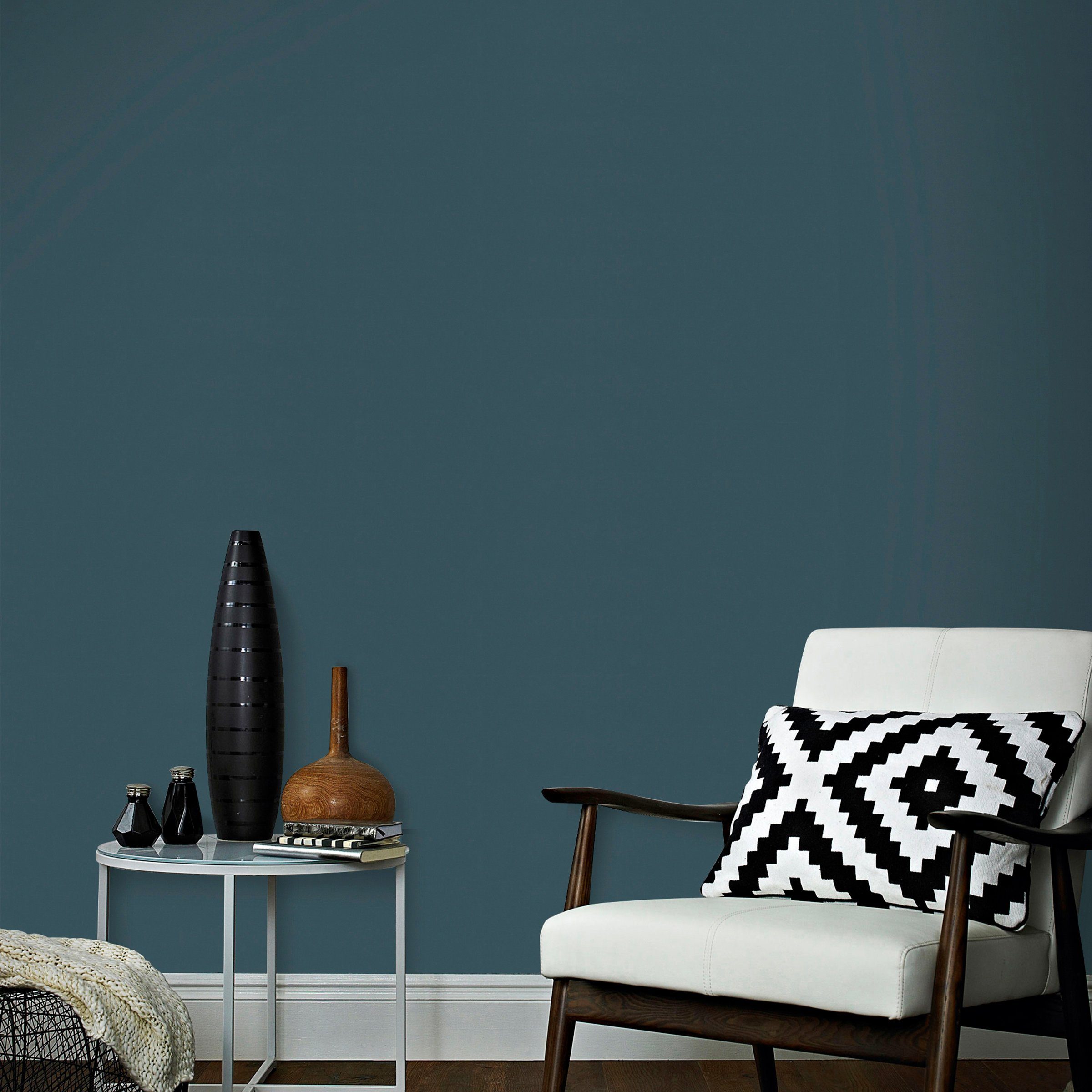 Superfresco Easy Vliestapete Uni blau, geprägt, uni, Uni 1000x52cm