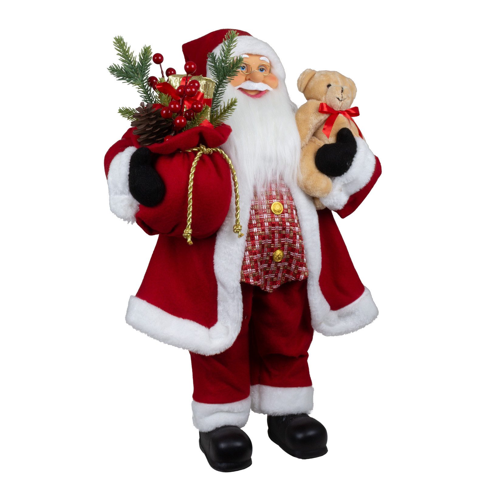Christmas Paradise Weihnachtsmann Weihnachtsmann Stehend 60cm (1 St), Weihnachtsdeko