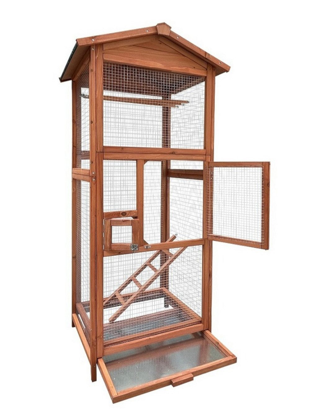 BruKa Vogelkäfig Vogelvoliere LOKI XXL Vogelkäfig Metall Voliere Vogelhaus günstig online kaufen