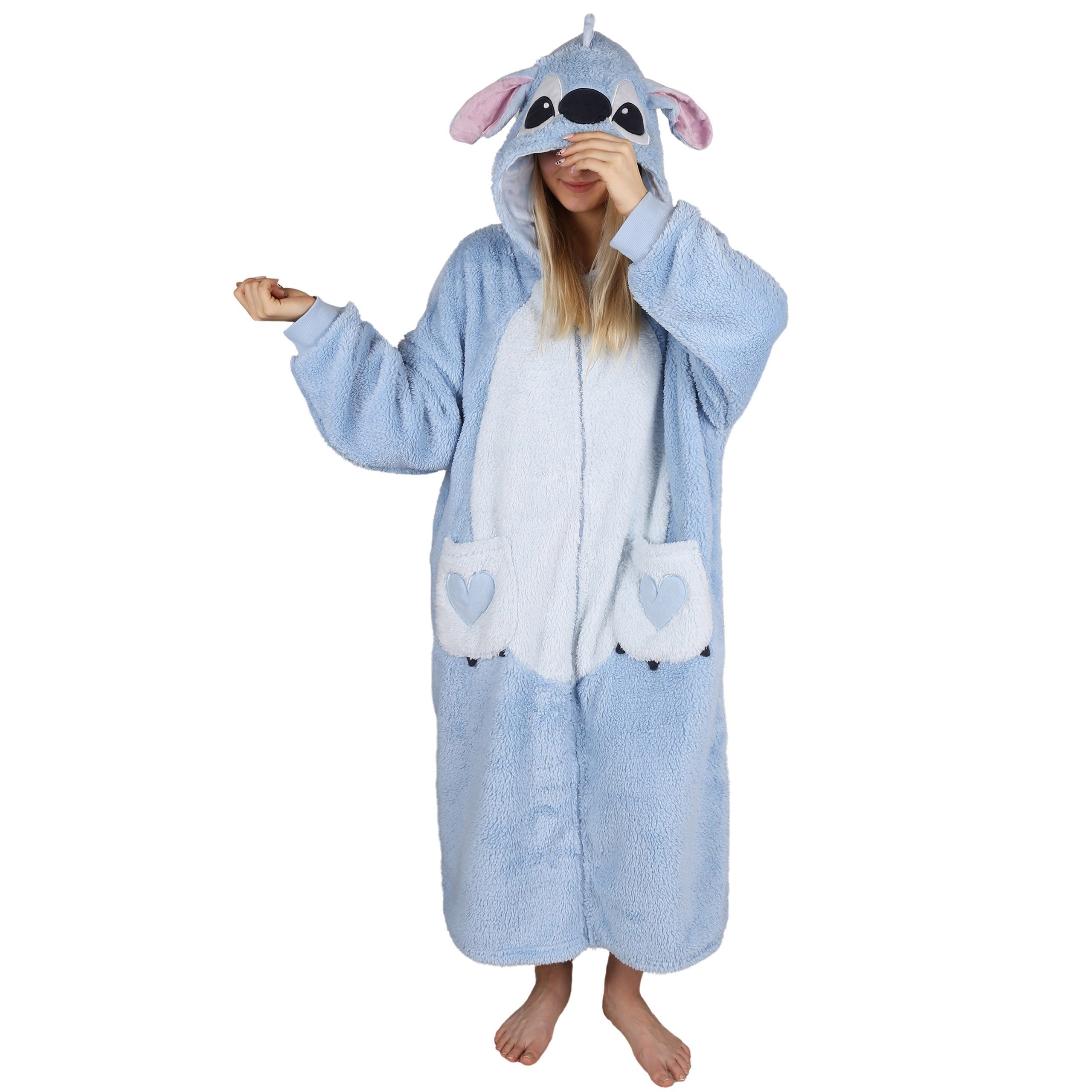 Sarcia.eu Morgenmantel DISNEY Stitch Blau, Damen günstig online kaufen