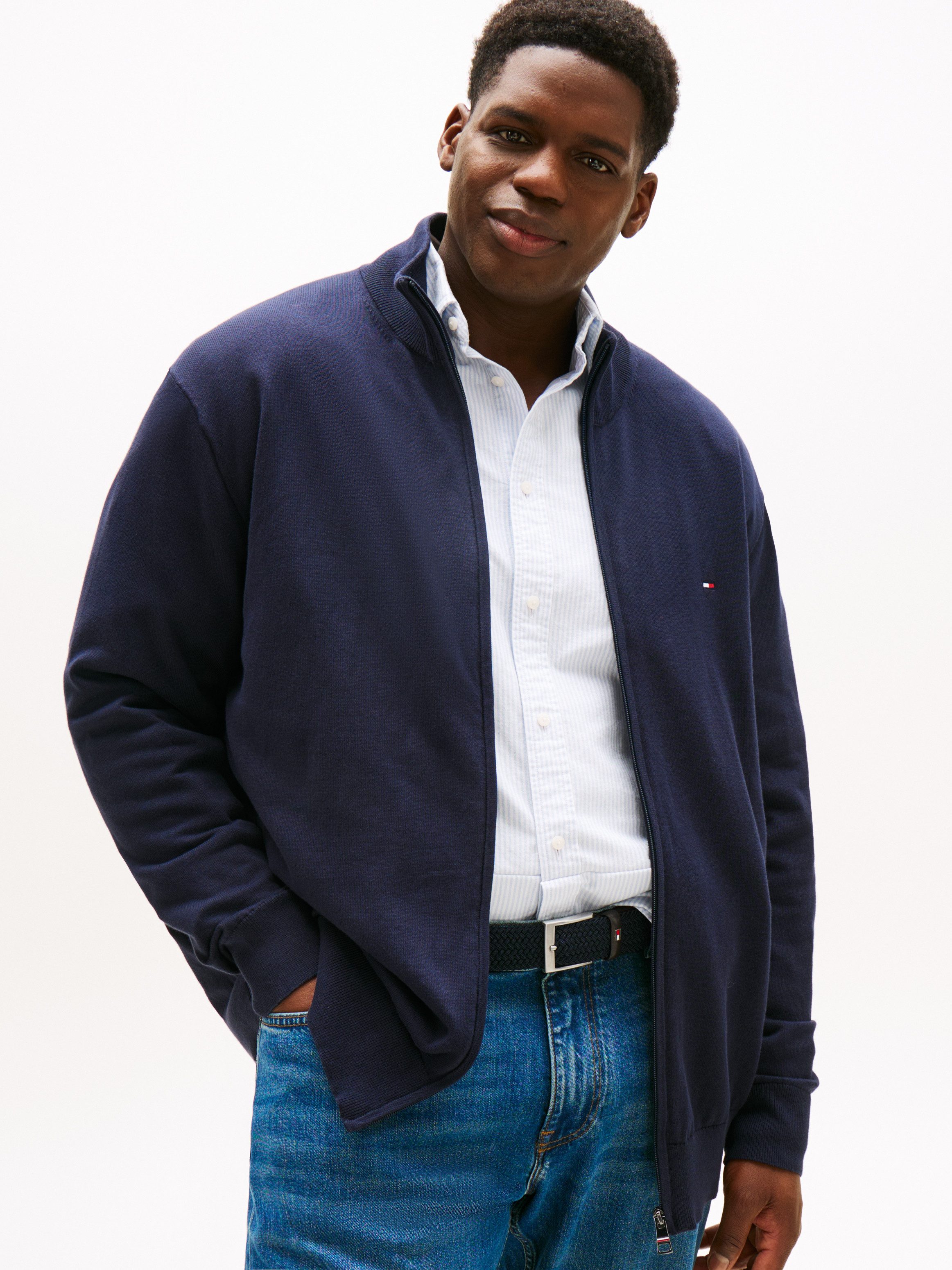 Tommy Hilfiger Big & Tall Strickjacke günstig online kaufen