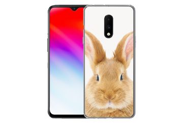 MuchoWow Handyhülle Kinder - Kaninchen - Kind - Mädchen - Jungen, Phone Case, Handyhülle OnePlus 7, Silikon, Schutzhülle