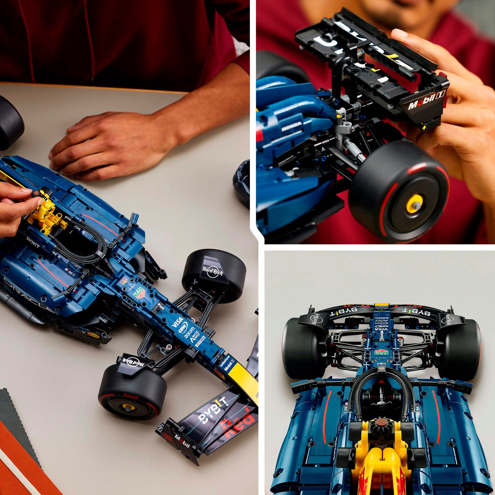 LEGO® Oracle Red Bull Racing RB20 F1 Rennauto (42206), LEGO Technic Konstruktionsspielsteine, (1639 St), Made in Europe – Bild 5 von 5