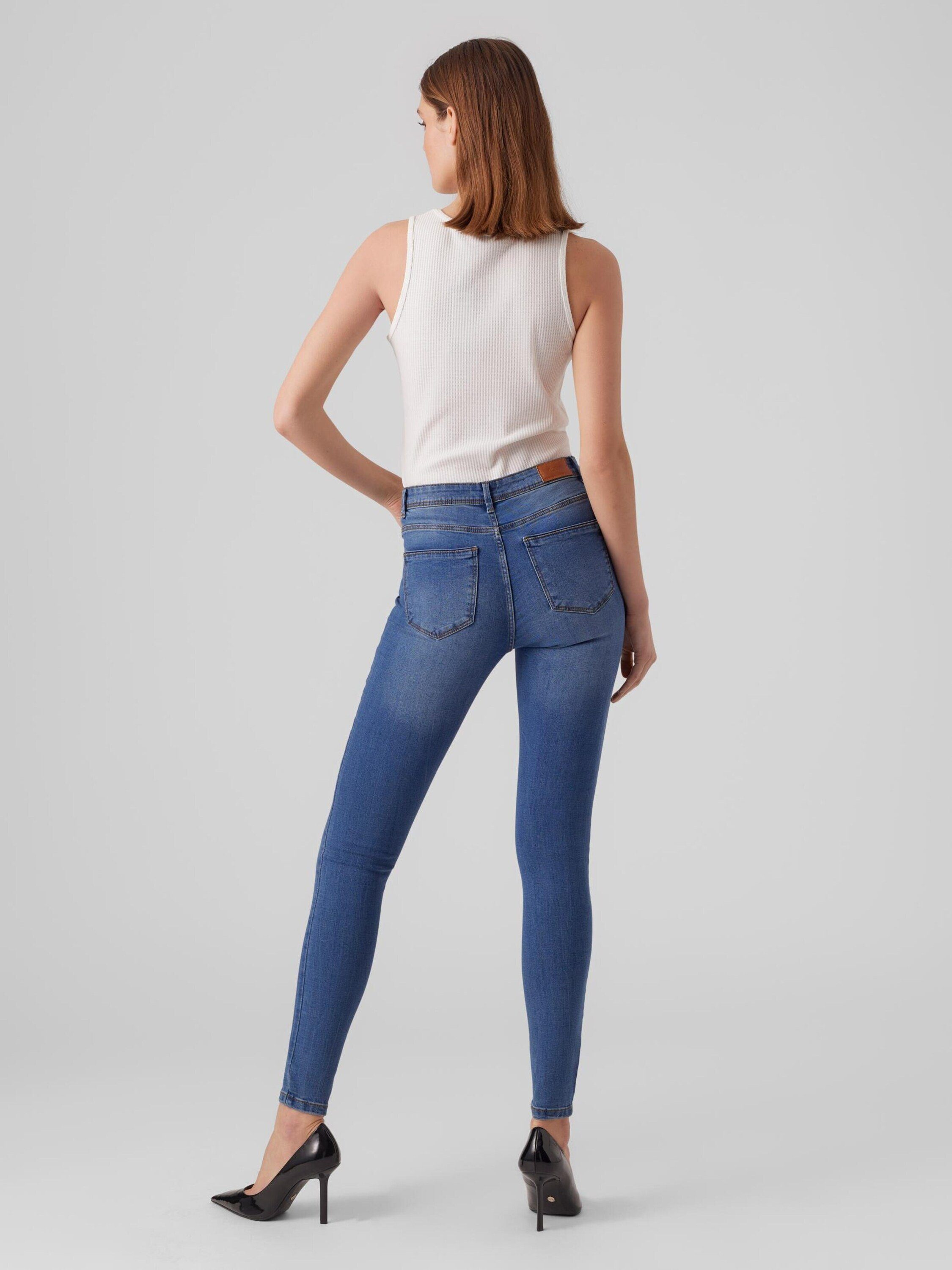 Vero Moda Tall High-waist-Jeans Tanya (1-tlg) Plain/ohne Details