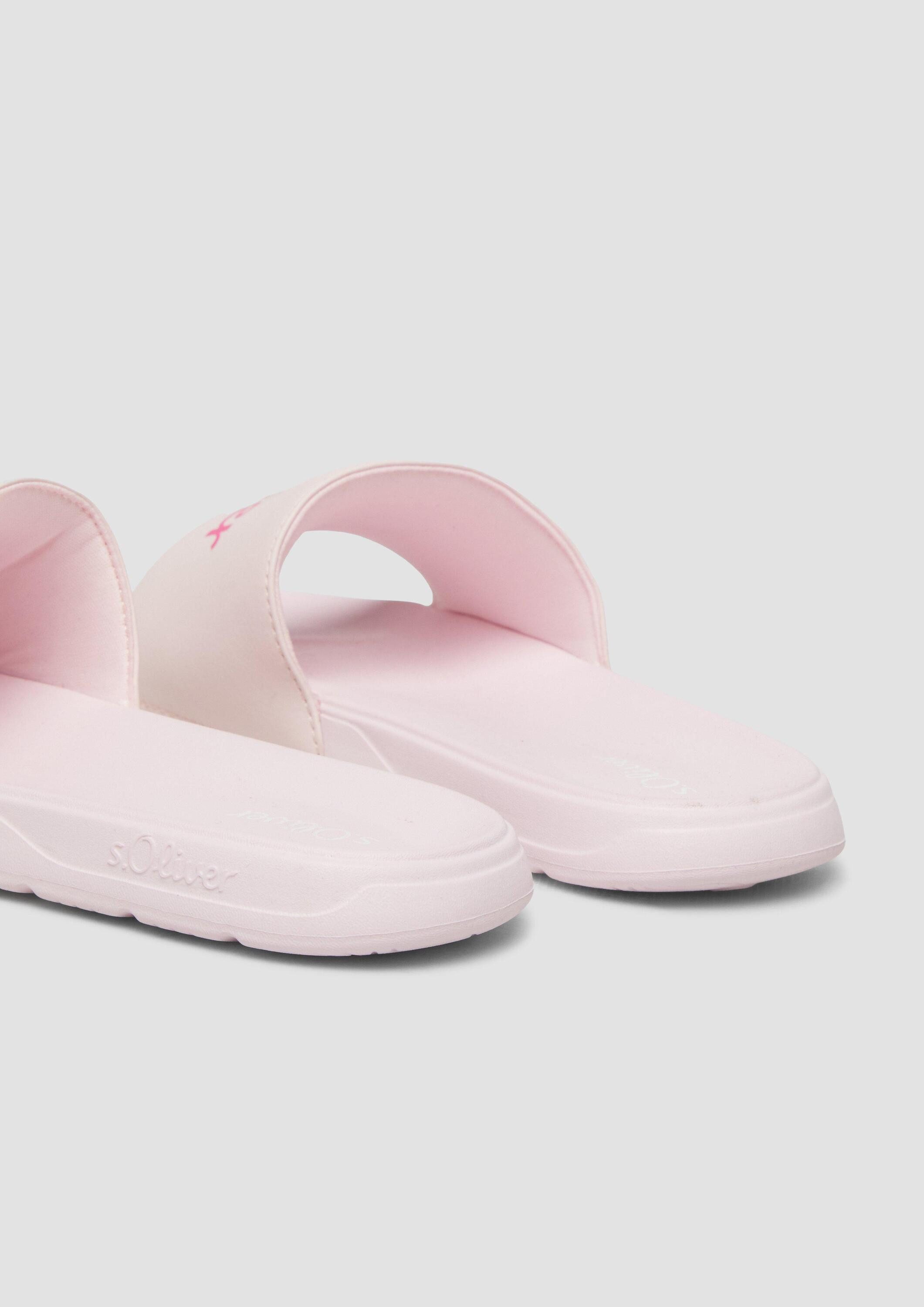 s.Oliver Pantoletten Slipper Pantoletten mit Logo
