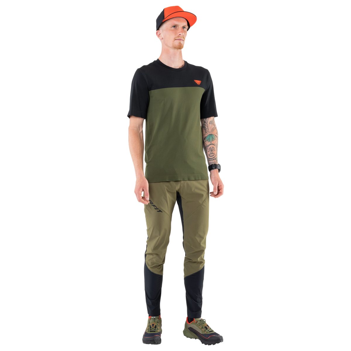 Dynafit – moss/0910 5891 T-Shirt winter Traverse S-Tech Dynafit T-Shirt (Herren)