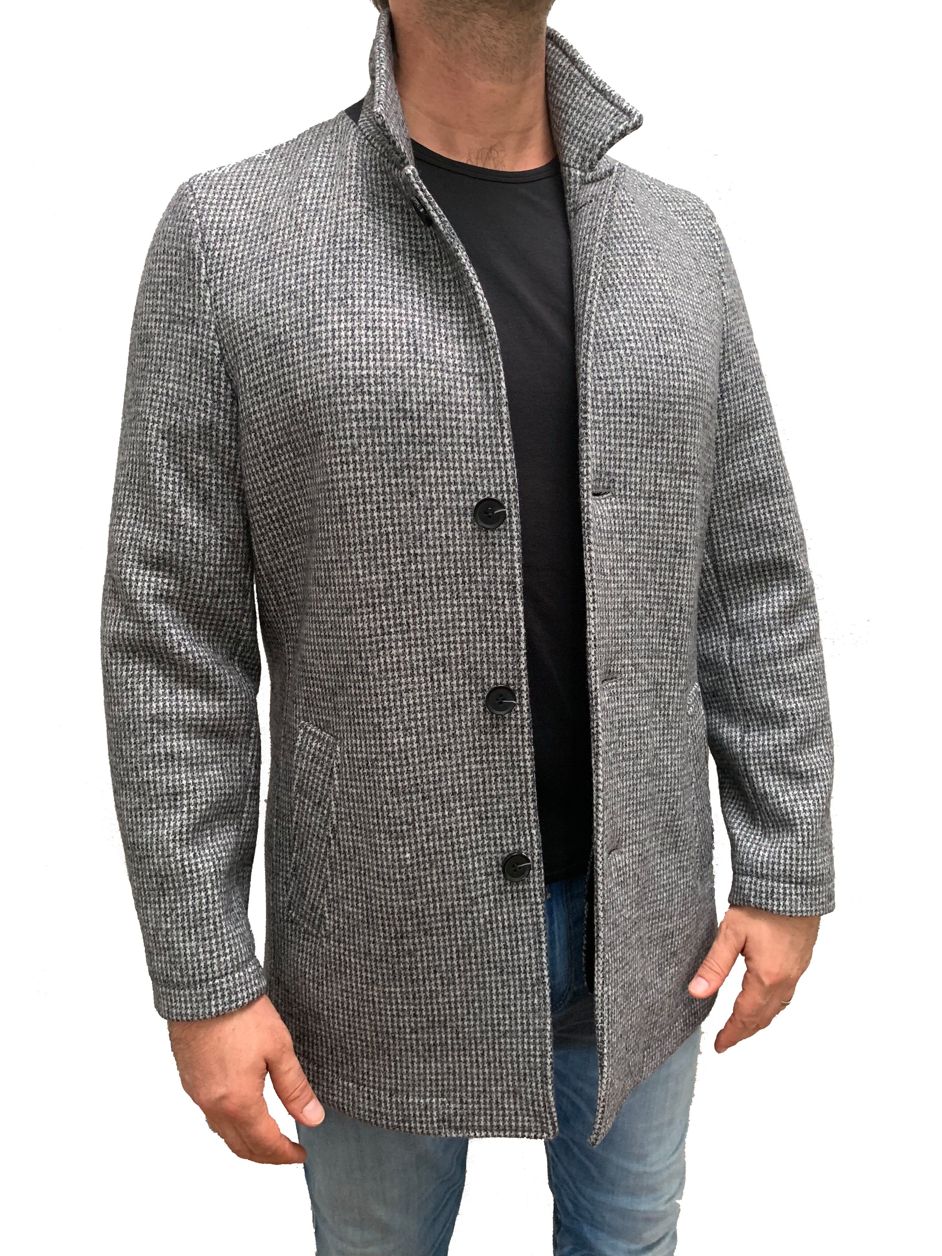 Milestone Wollmantel Milanos Herrenmantel aus Schurwolle