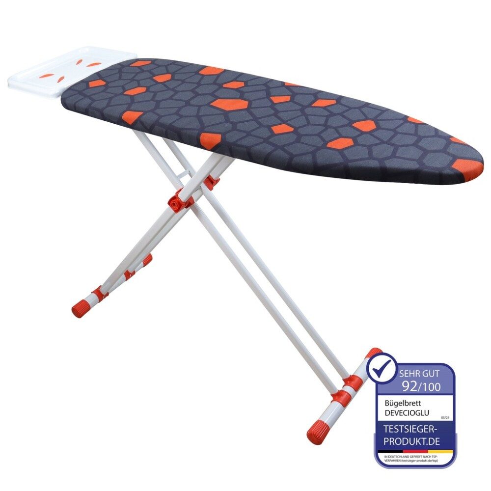 Harbinger Bügelbrett Bügelbrett, Bügeleisen Ablage, Bügelbrettbezug 36X114cm, Höhe 50-80cm