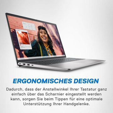 Dell roße Tasten, separater Ziffernblock, Rechnerzugriff Notebook (Intel Core i7 1355U, Iris Xe Graphics, 512 GB SSD, FHD,16GB RAM, Leistungsstark, Ergonomisch & Augenschonend für Arbeiten)