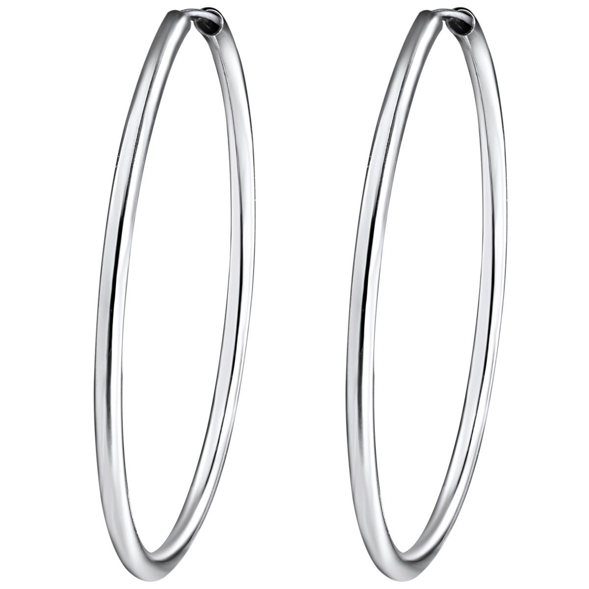 Rafaela Donata Paar Creolen Ohrschmuck aus 925 Sterling Silber, für Damen günstig online kaufen