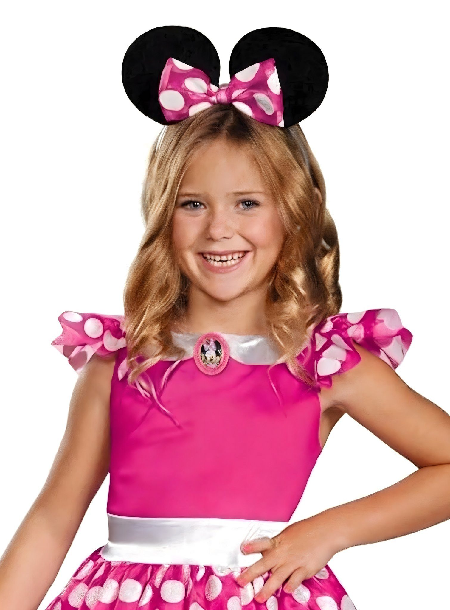 Metamorph Kostüm Minnie Maus Kleid - Faschingskostüm Kinder Mädchen, Süßes Kleid für kleine Disney-Mäuse