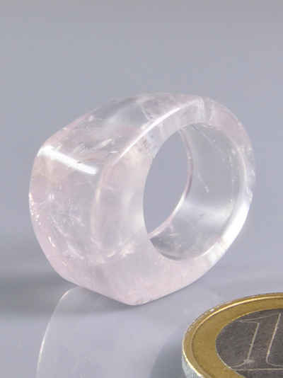 StoneTrip Silberring Ring Rosenquarz
