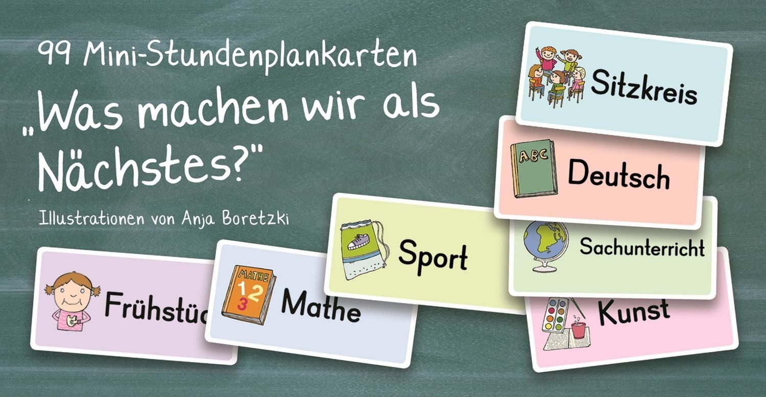 99 Mini-Stundenplankarten – „Was machen wir als Nächstes?“ / Verlag an der Ruhr