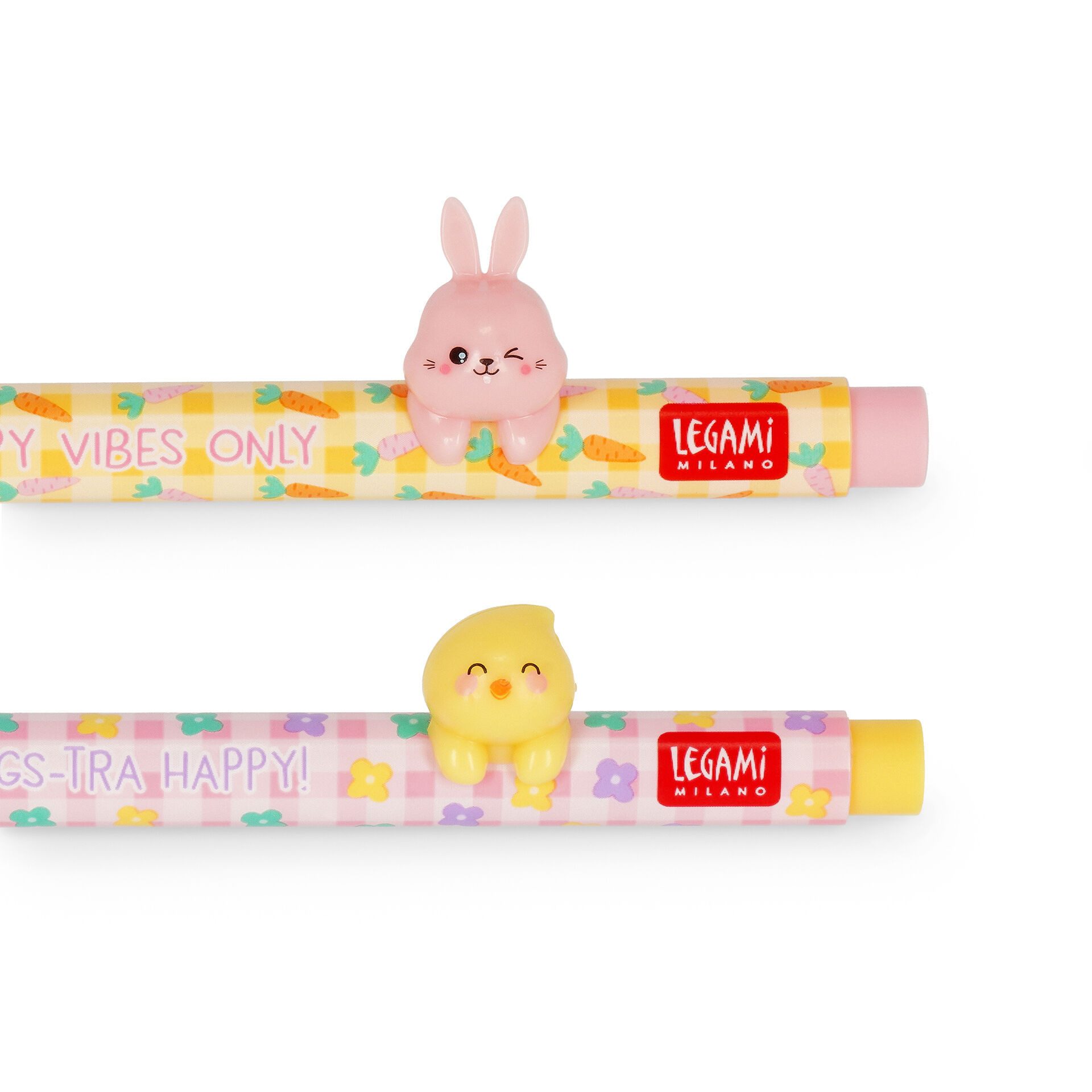 Legami Gelschreiber HOPPY EASTER Set mit 2 Gelstiften Tierdeko (Limited Edition)