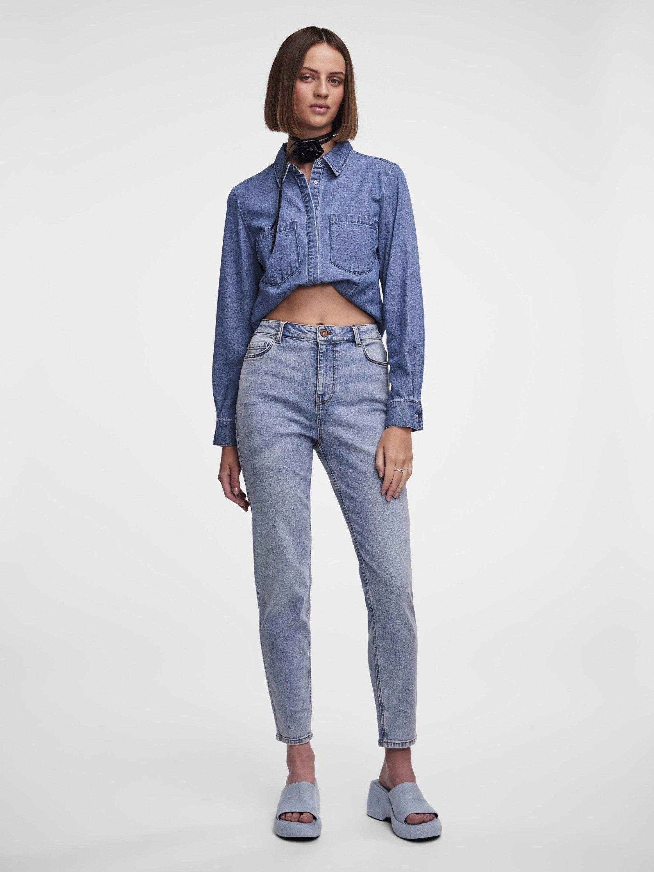 pieces 7/8-Jeans Kesia (1-tlg) Plain/ohne Details