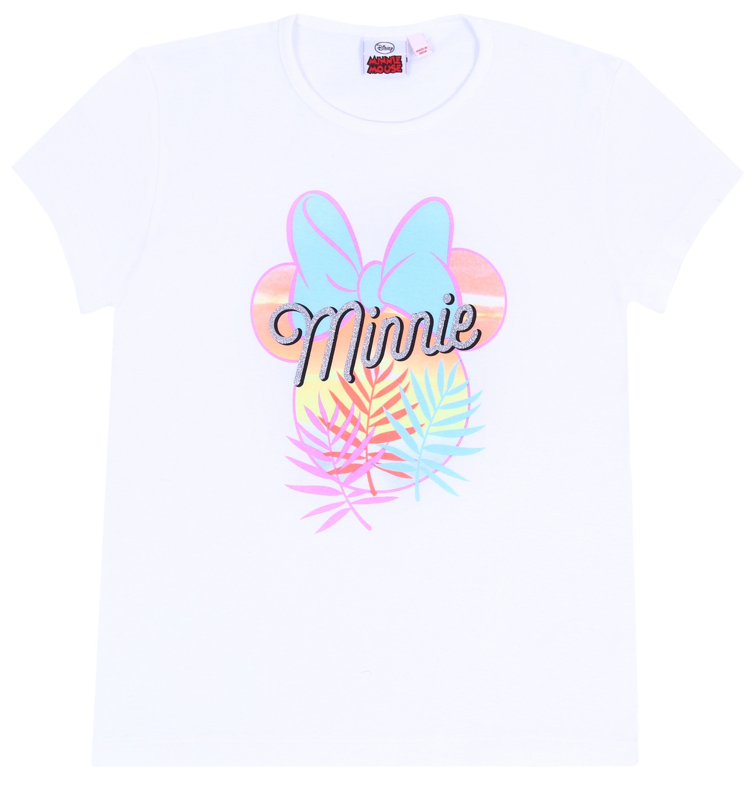 Sarcia.eu Schlafanzug 2 x rosa Pyjama, mit Flamingos und Minnie Maus DISNEY 7-8 Jahre