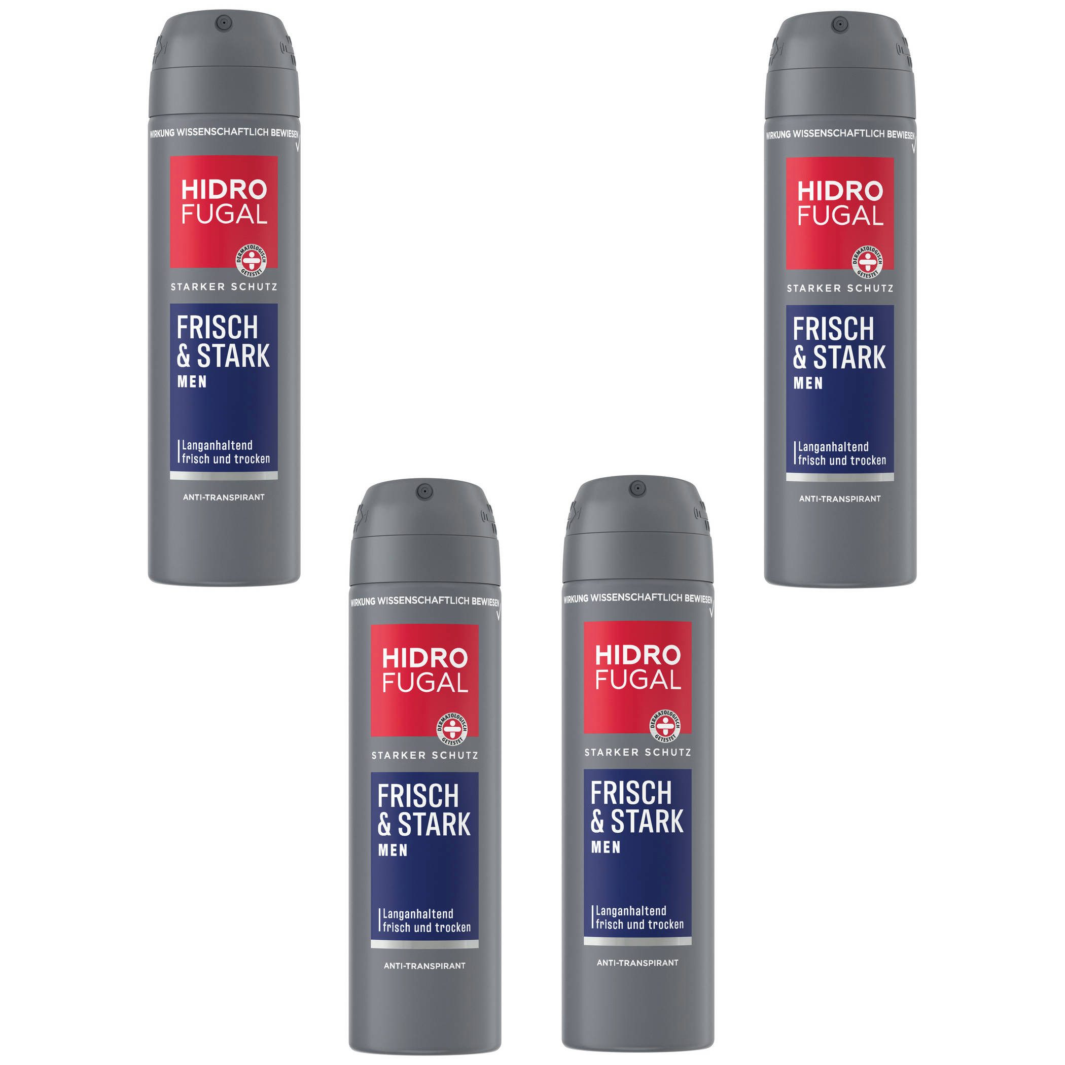 Deo-Spray HIDROFUGAL Frisch & Stark Men 4 x 150ml