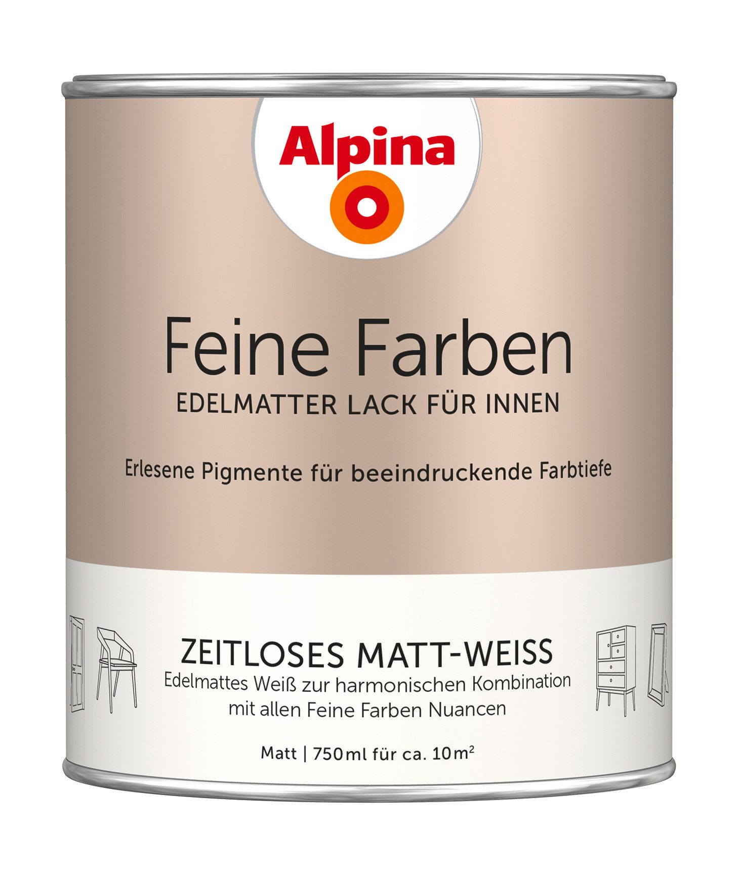 Alpina Lack Feine Farben Lack 750ml