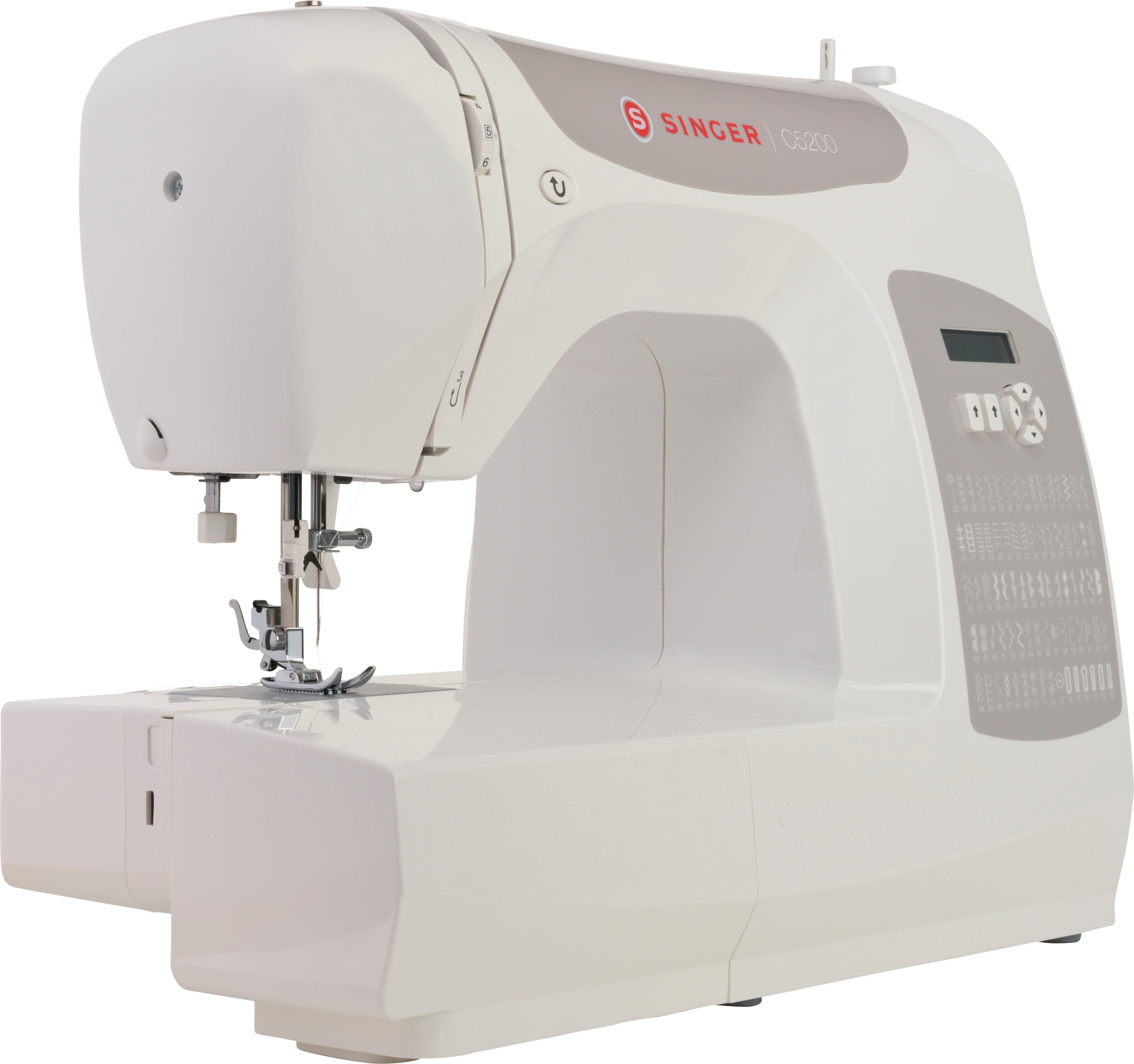 Computer-Nähmaschine C5205 Grau