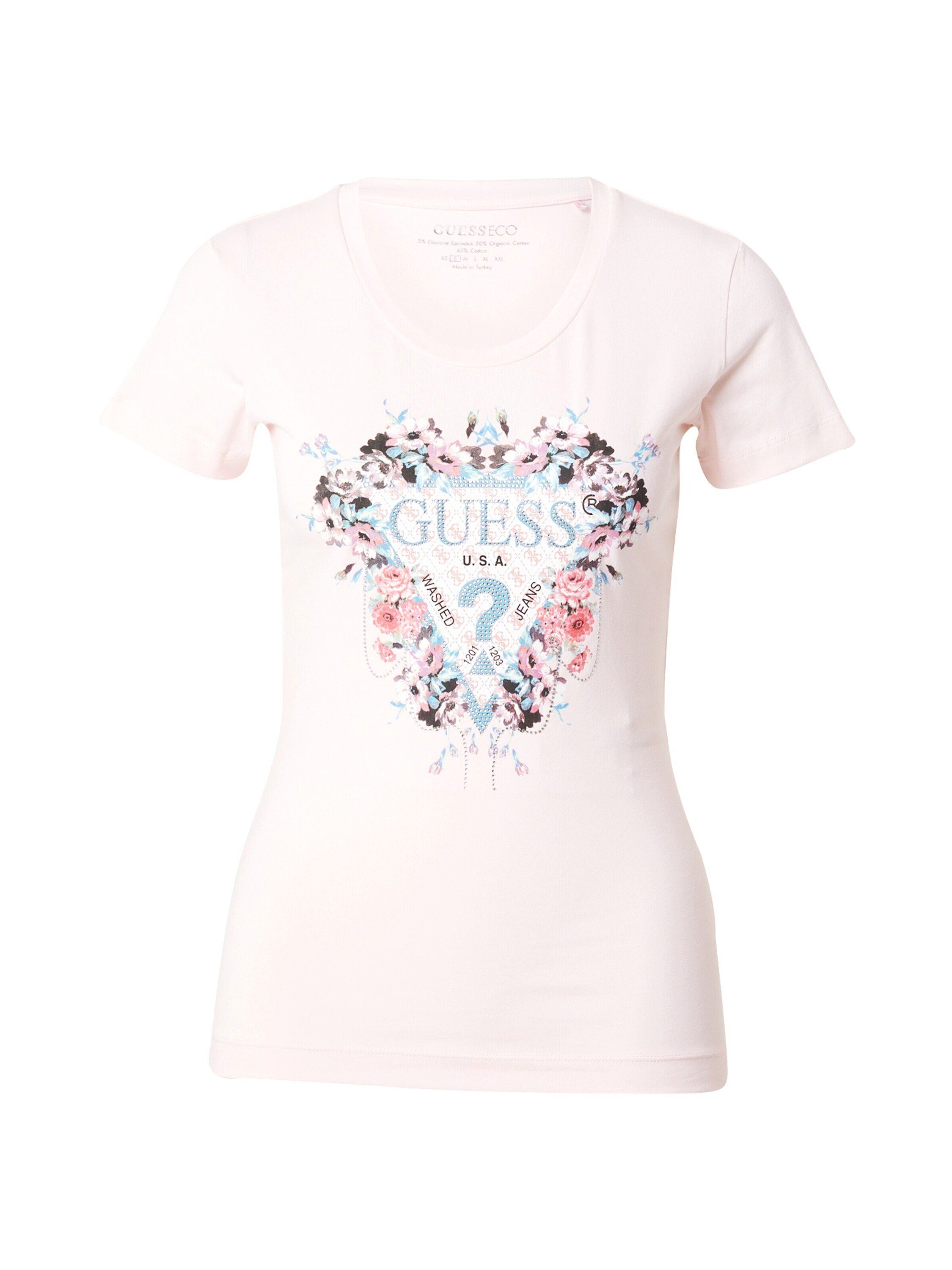 Guess T-Shirt (1-tlg) Ziersteine